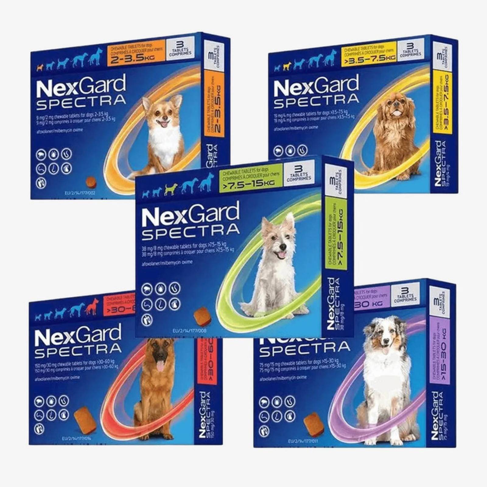 SOLUCION Antipulgas para perros DE 2 a 3.5 KG en tabletas 