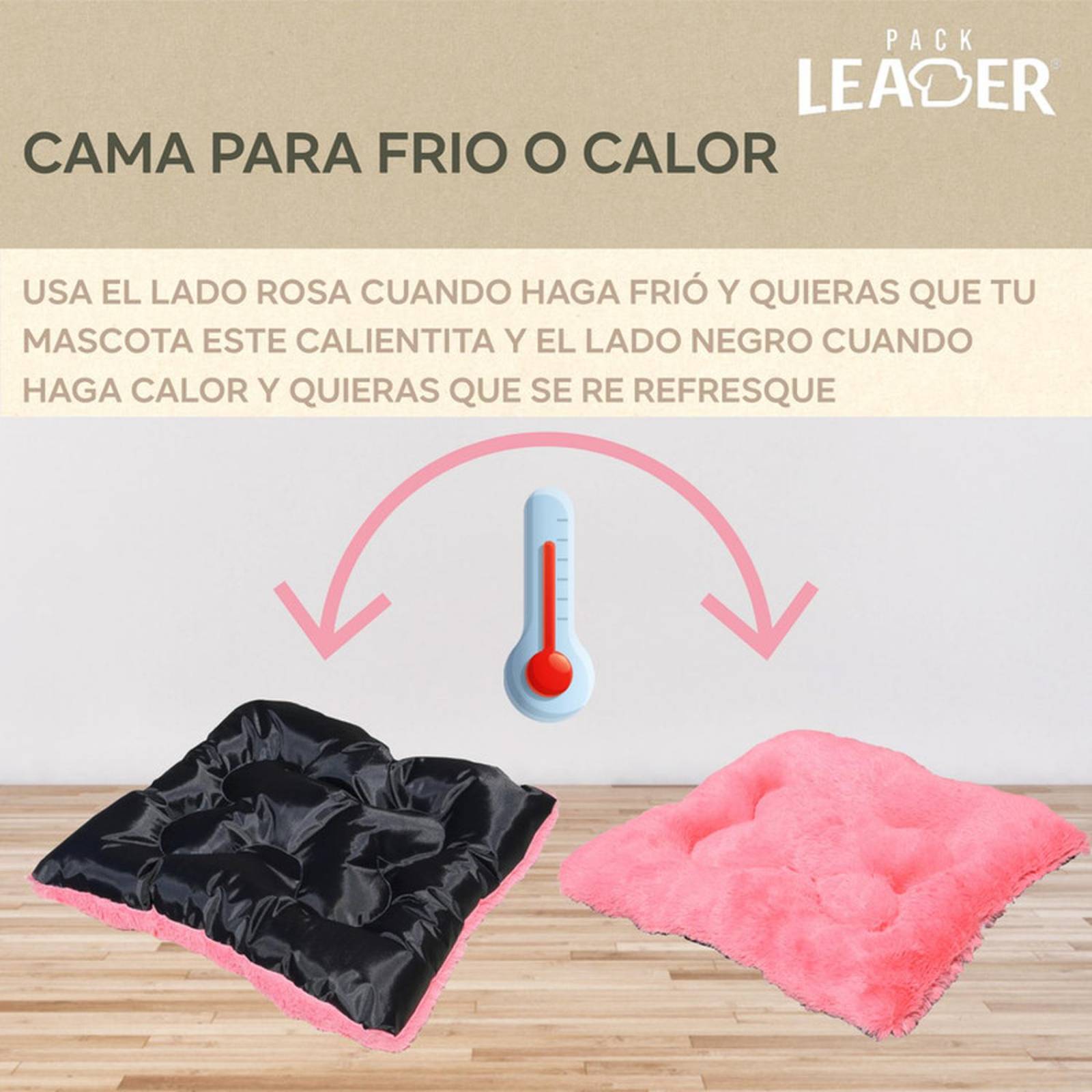 Cama para perro mini tapete antiestres Comodo Relleno Suave Rosa