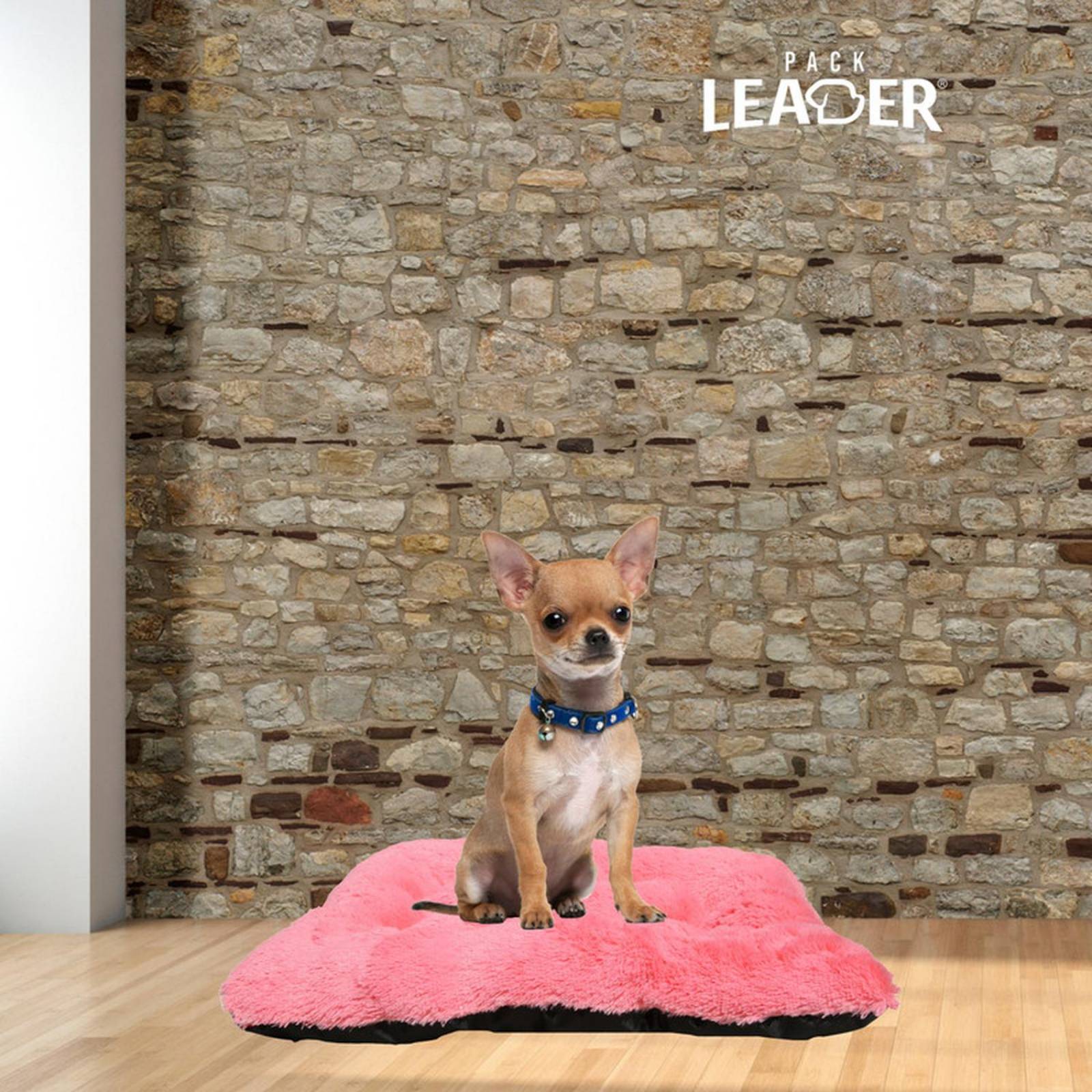 Cama para perro mini tapete antiestres Comodo Relleno Suave Rosa