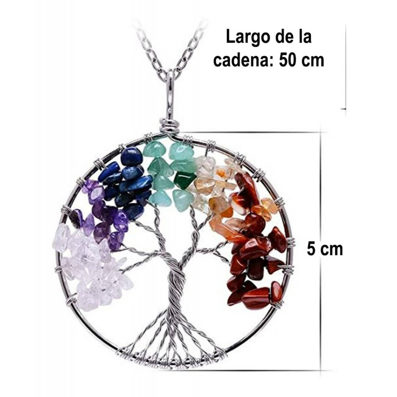  Collar Cuarzo Collar Arbol De La Vida Cuarzo Chakras Yoga