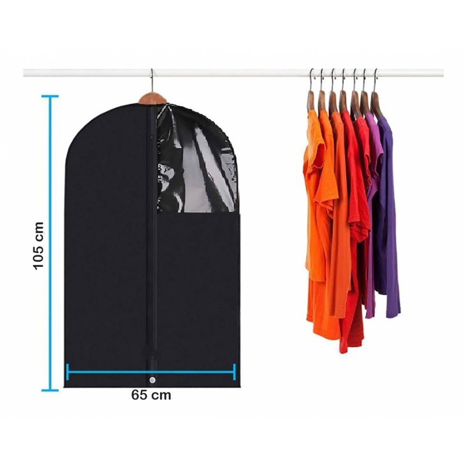 MADIOLA 3 Portatrajes, Bolsas Colgantes para Trajes, Sacos, Chamarras, Camisas, Blusas, Vestidos. Portador de Ropa