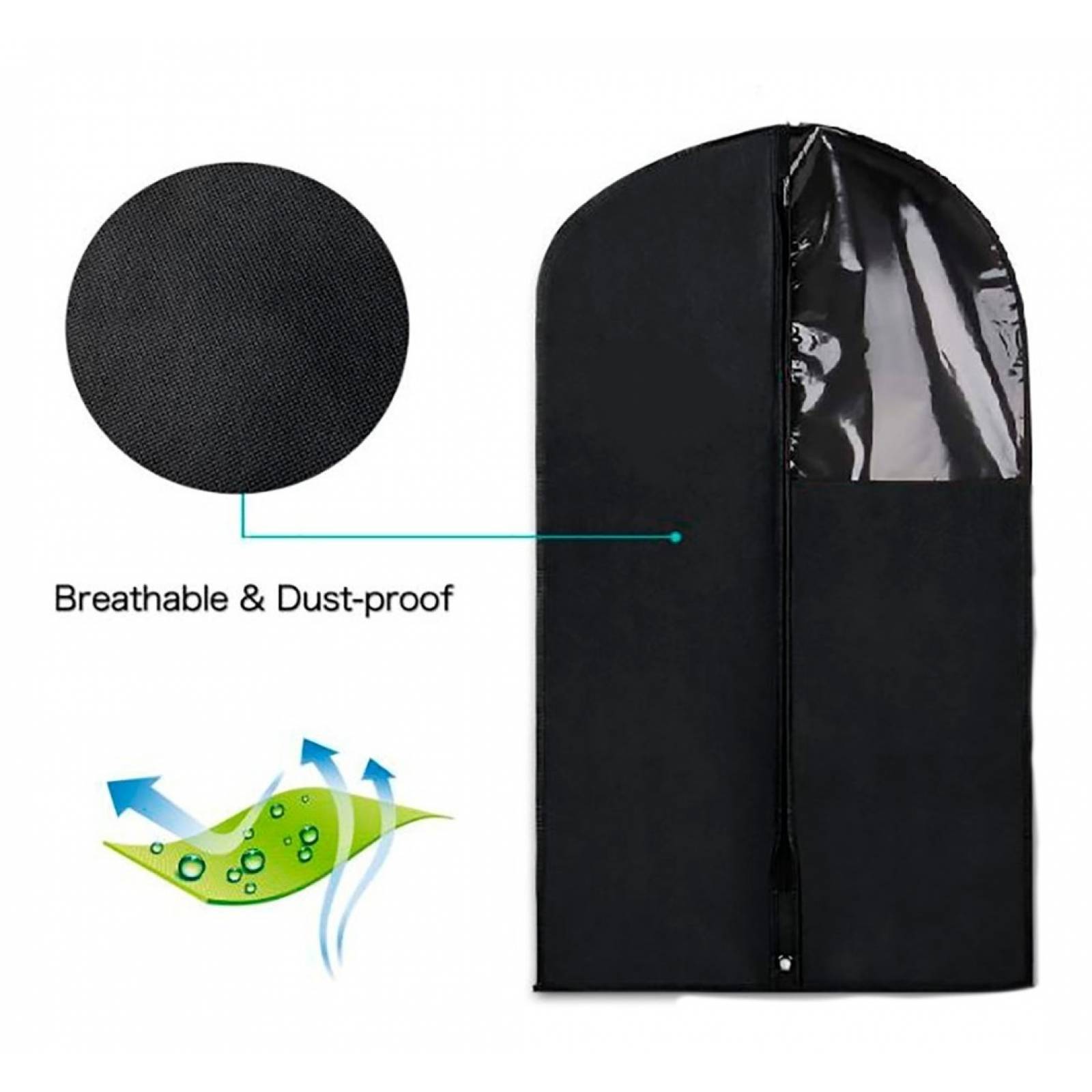 MADIOLA 3 Portatrajes, Bolsas Colgantes para Trajes, Sacos, Chamarras, Camisas, Blusas, Vestidos. Portador de Ropa