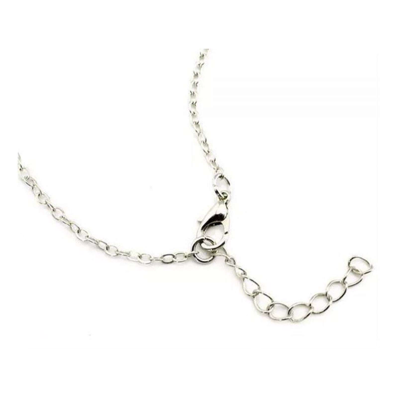 Collar Infinito Y Cruz Gargantilla Amor Infinito Plata