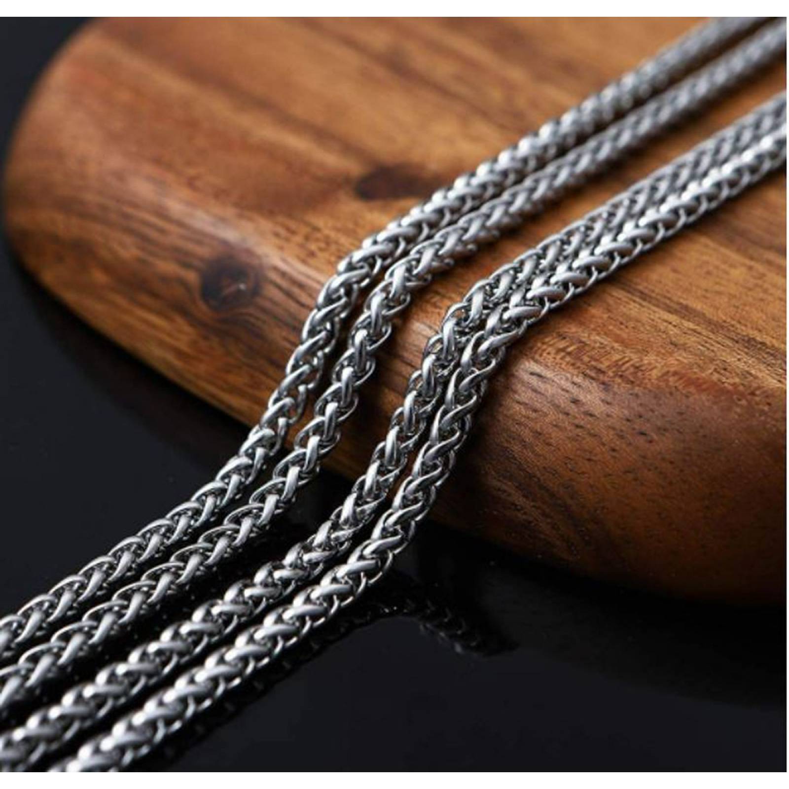 Dije Runas Brújula Vikinga Vegvisir Nórdico Acero Cadena