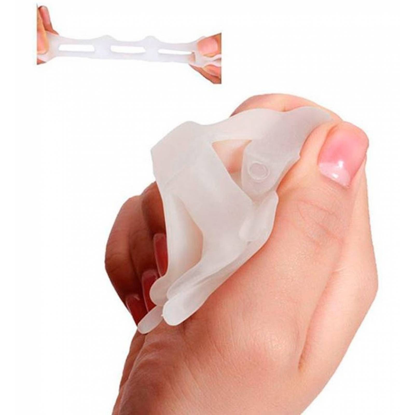 Separador de dedos del pie manicure azul