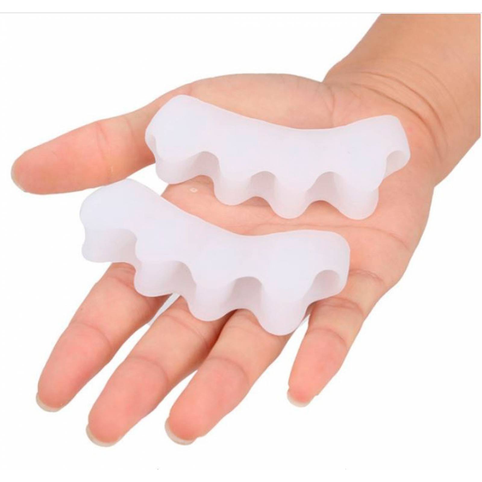 Separador de dedos del pie manicure azul