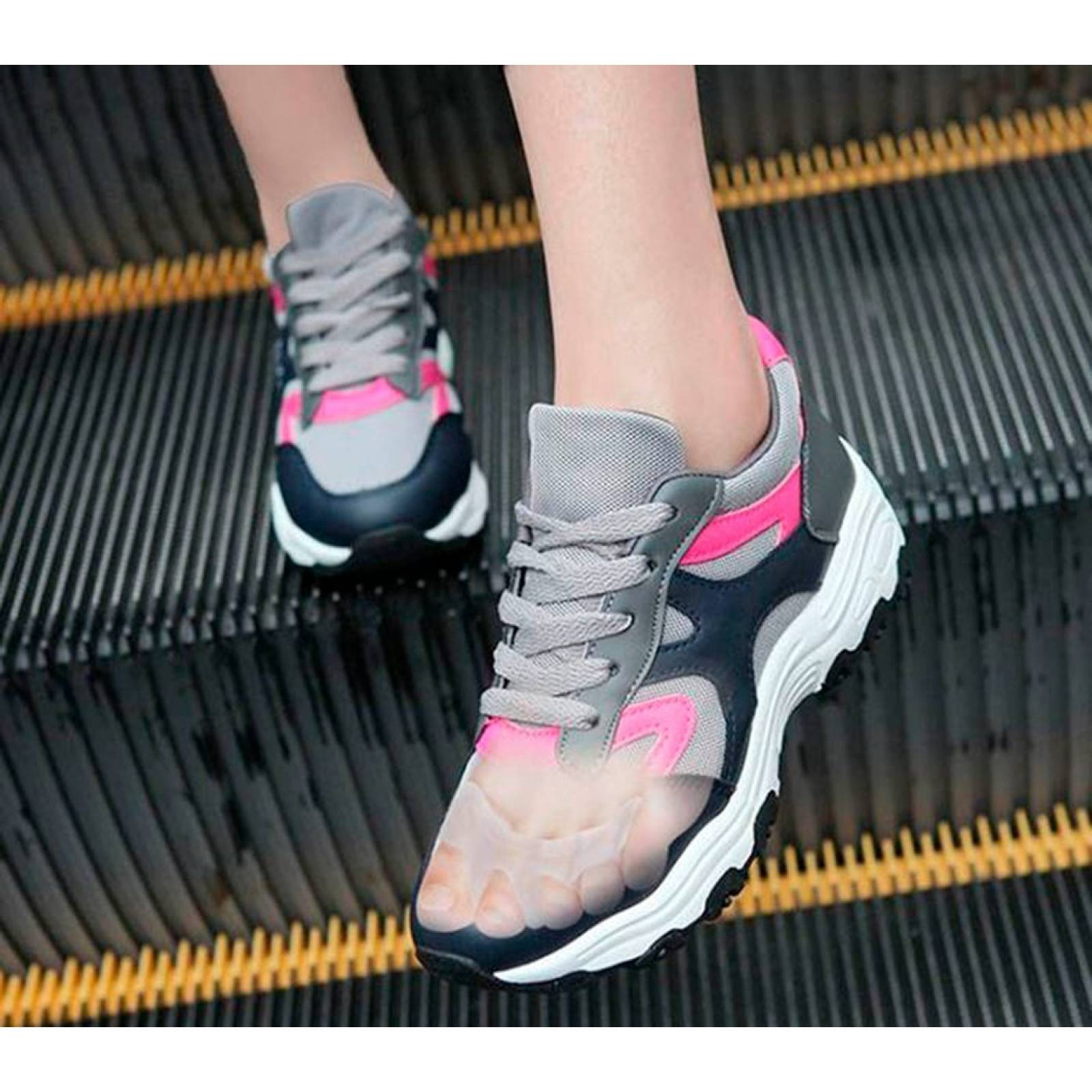 Separador de dedos del pie manicure azul