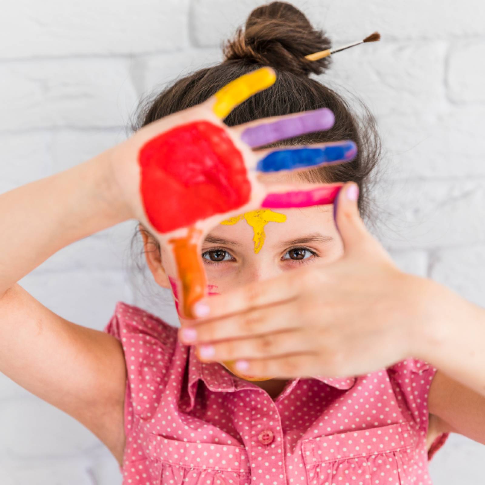 Caballo colores Pinta por numero con bastidor incluido