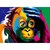 Chimpance Colores Pinta por numero con bastidor incluido