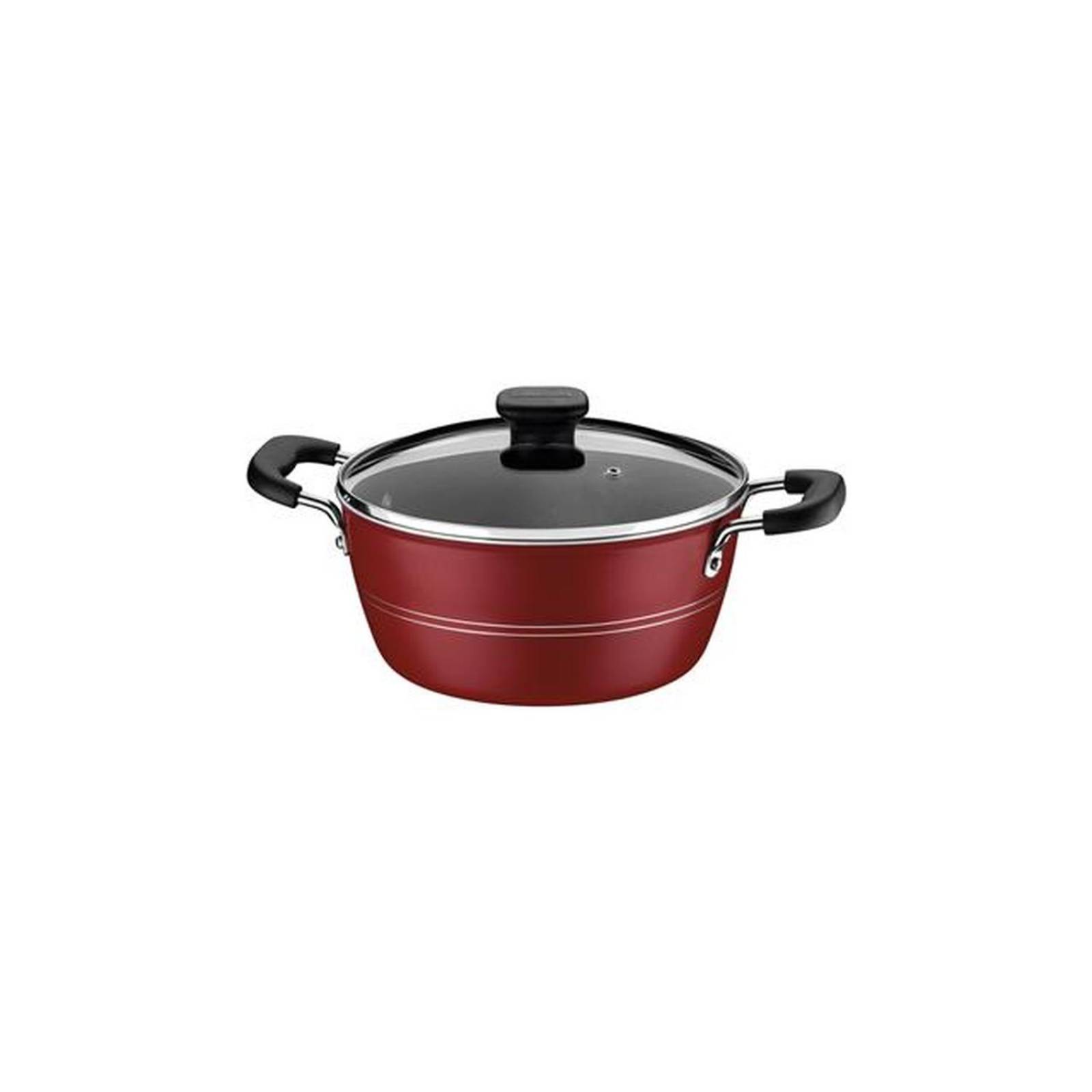 Bateria de cocina Tramontina 7 pzas Sicilia Rojo 