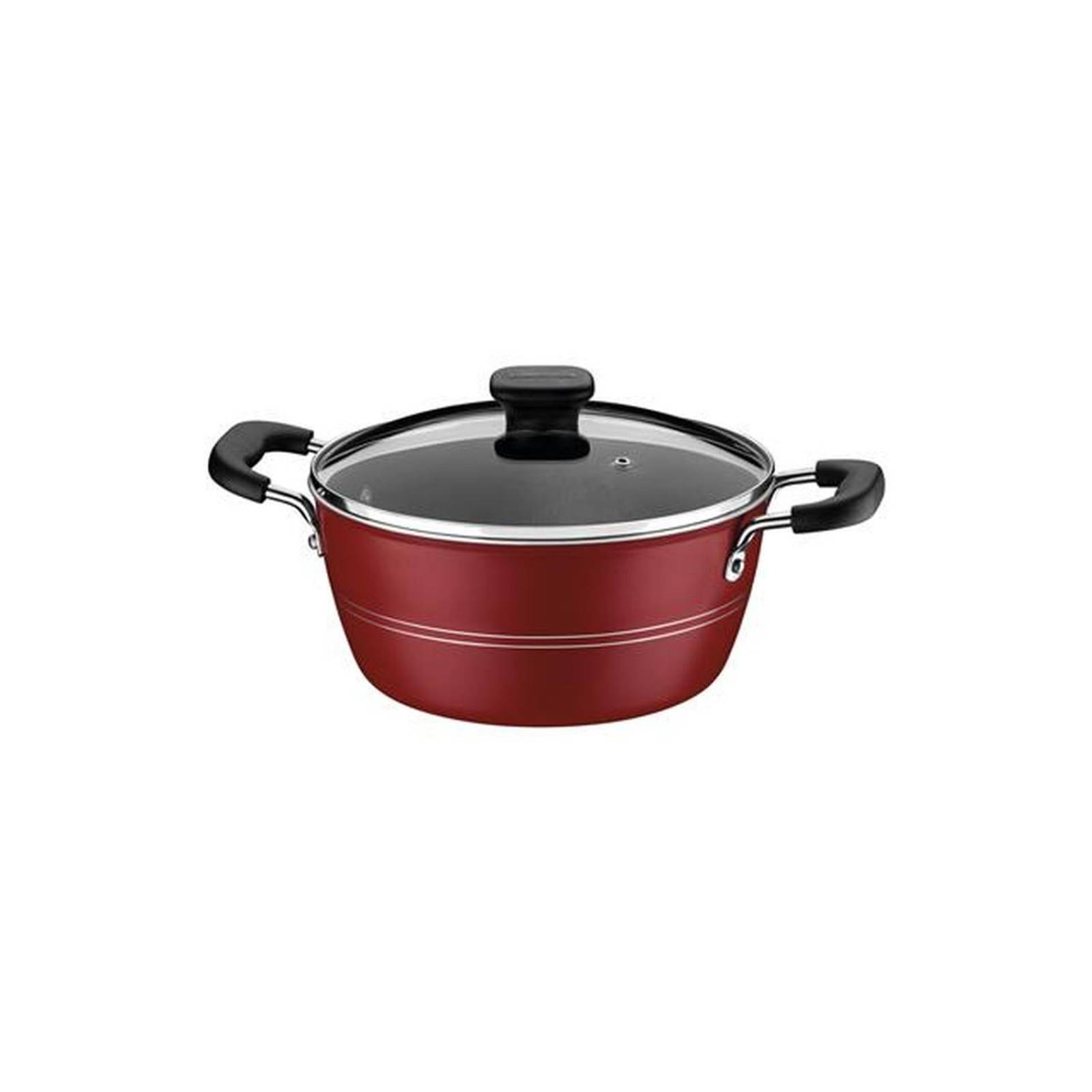 Bateria de cocina Tramontina 7 pzas Sicilia Rojo 