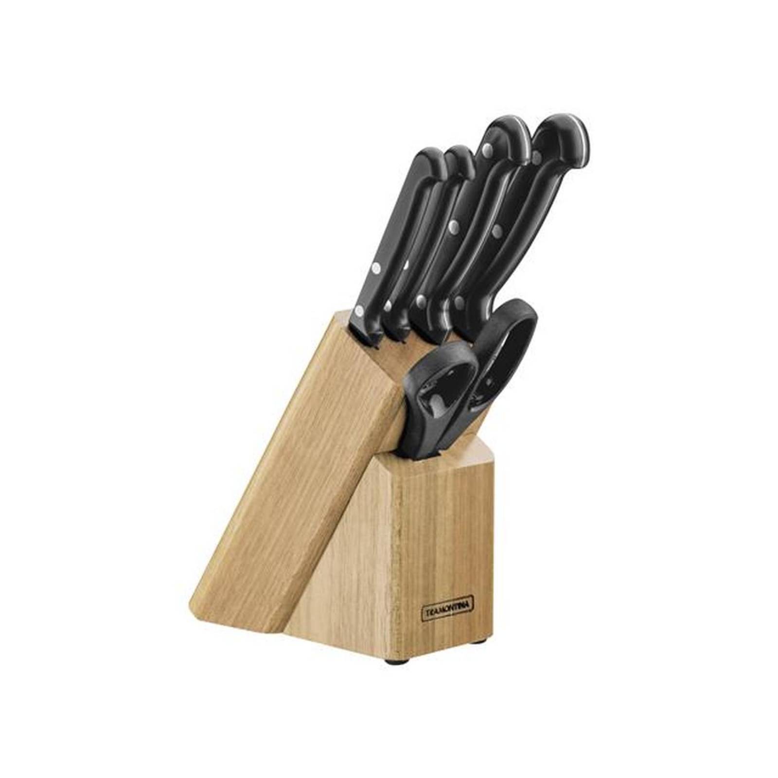 Set de cuchillos Tramontina 4 pzas ultracorte Mango Negro 