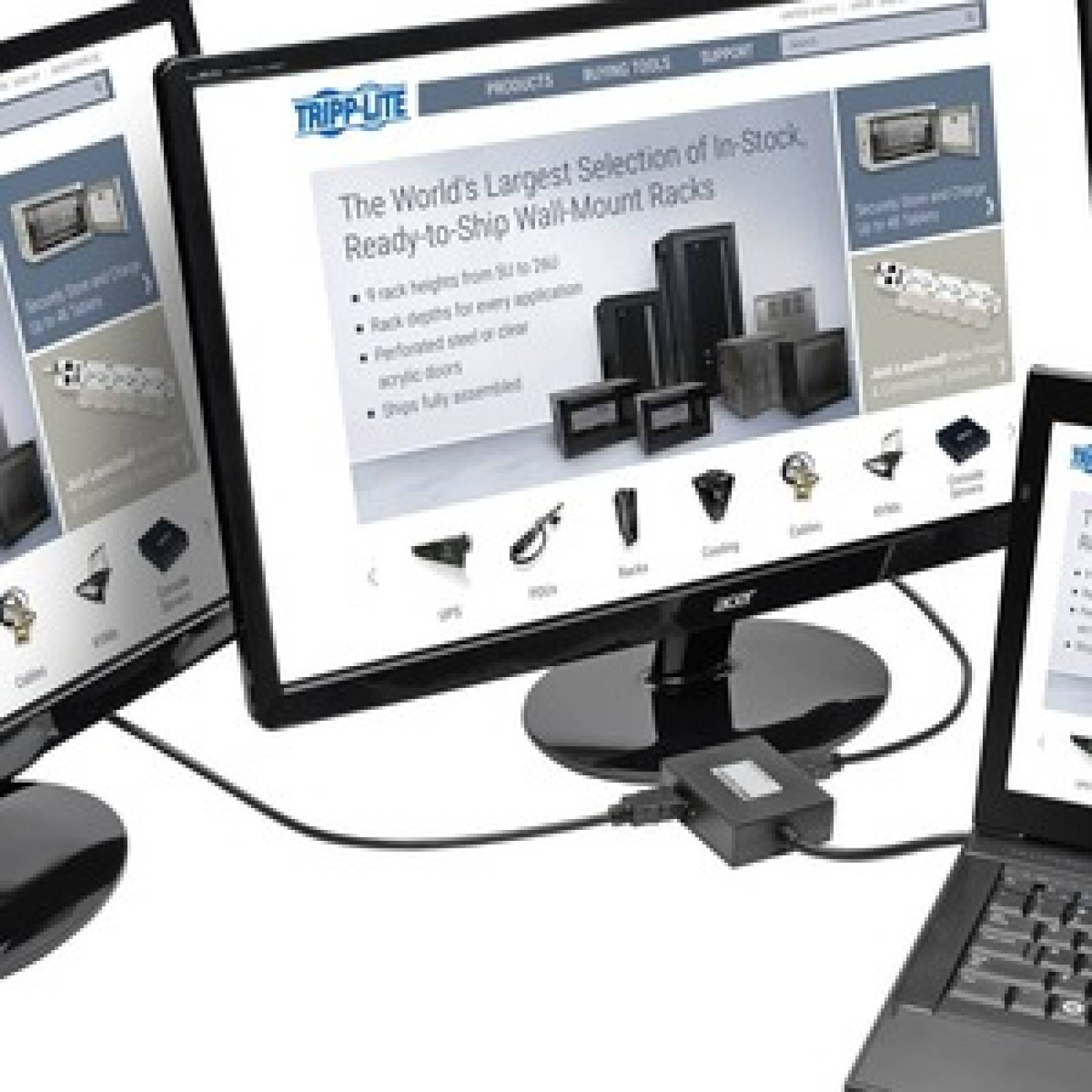 Tripplite Divisor DisplayPort a HDMI - de 2 Puertos