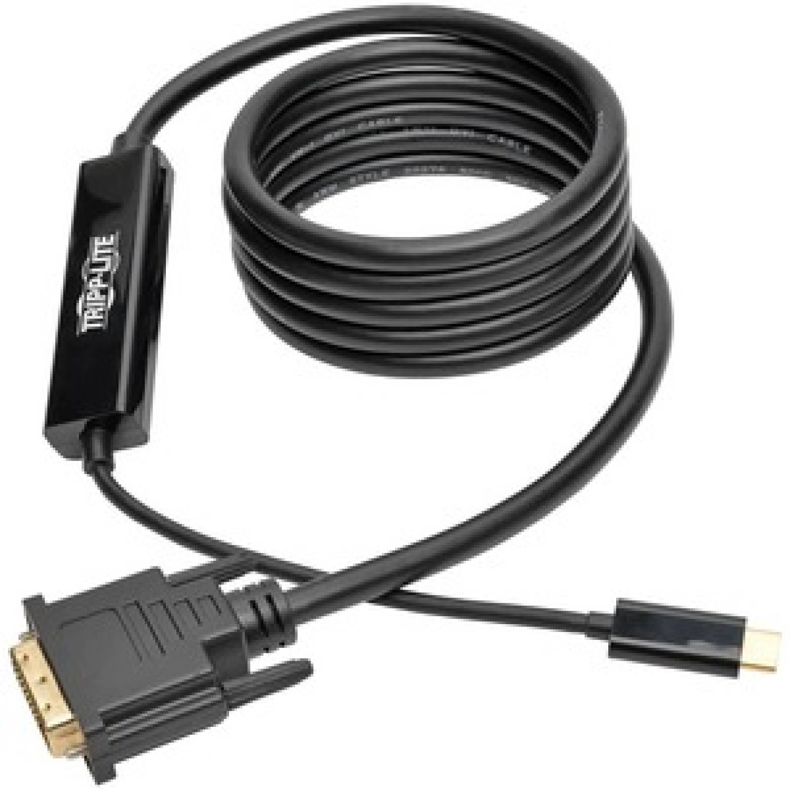 Tripplite Cable Adaptador de USB 3.1 Gen 1 USB-C a DVI (M/M), Compatible con Thunderbolt 3, 1920 x 1080 (1080p), 1.83 m 