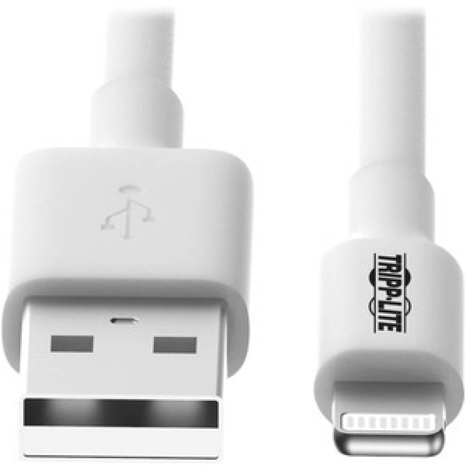 Tripplite Cable USB de Sincronización / Carga con Conector Lightning para iPad, iPhone, iPod, 3.05 m [10 pies] - 1 x Tip