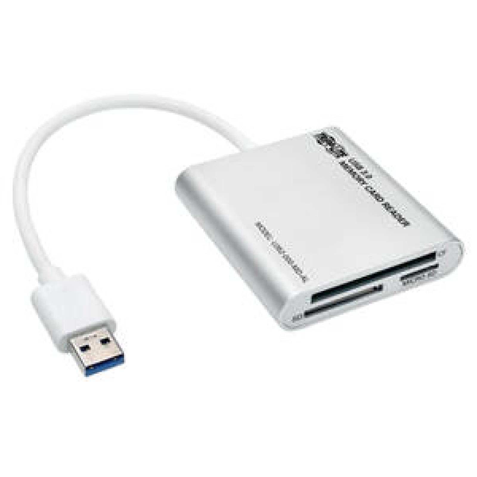 Tripplite Lector / Escritor de Tarjeta de Memoria para Múltiples Formatos de Tarjetas USB 3.0 SuperSpeed - Gabinete de A