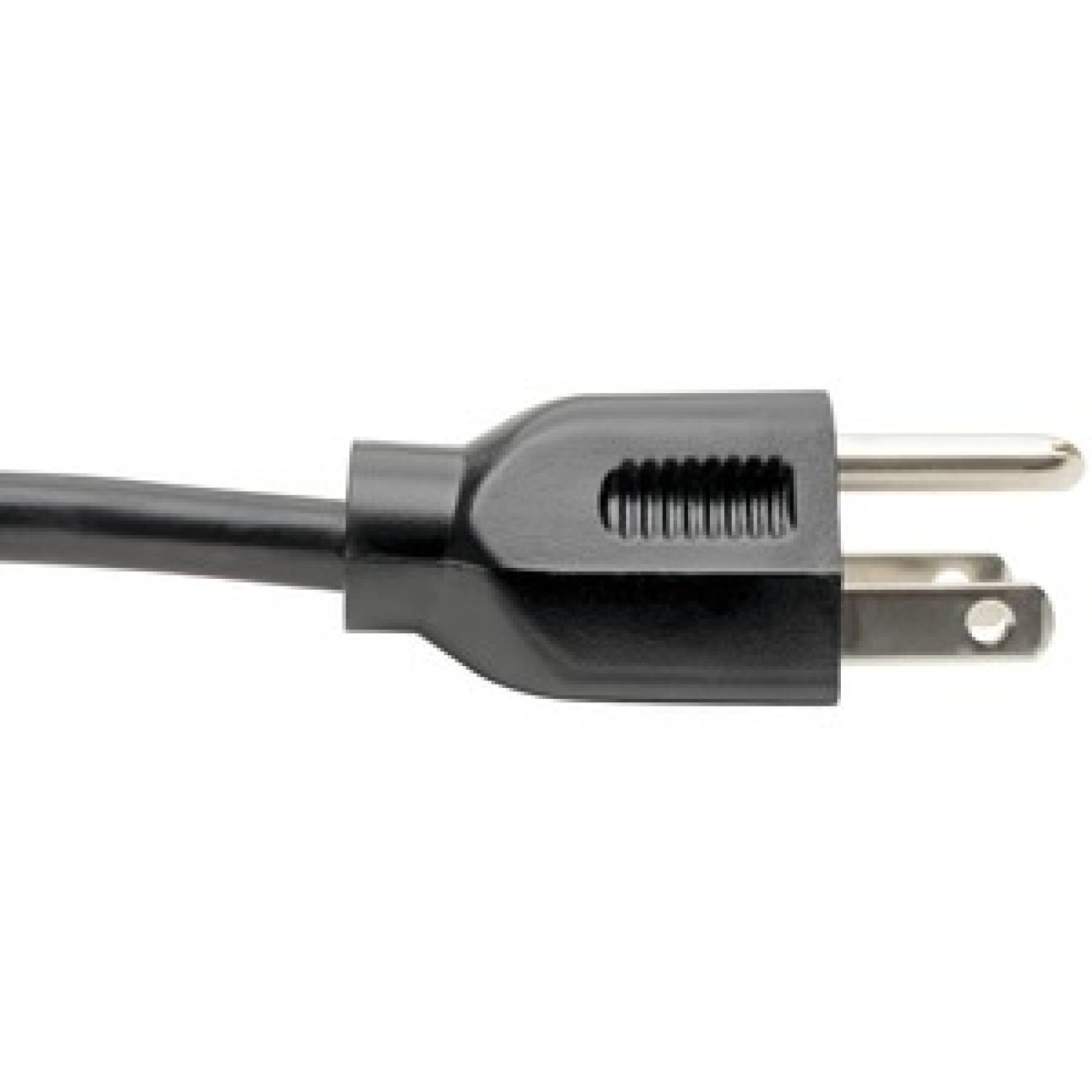 Tripplite Cable estándar de extensión de alimentación para computadora, 10A, 18AWG, (NEMA 5-15P a IEC-320-C13) - 3.7 m [