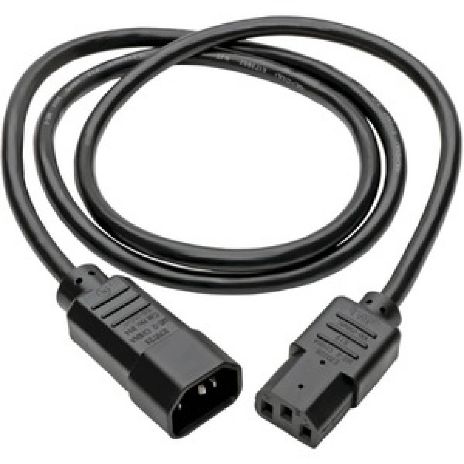 Tripplite Cable Estándar de Extensión de Alimentación para Computadora 10A 18AWG IEC-320-C14 a IEC-320-C13 de 0.91 m [3 