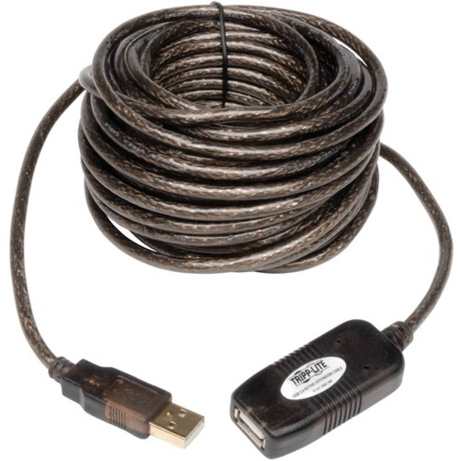 Tripplite Cable USB 2.0 de Alta Velocidad de Extensión Repetidor Activo A-A M/H de 10 m - 10 metros - 1 x USB Tipo A Mac