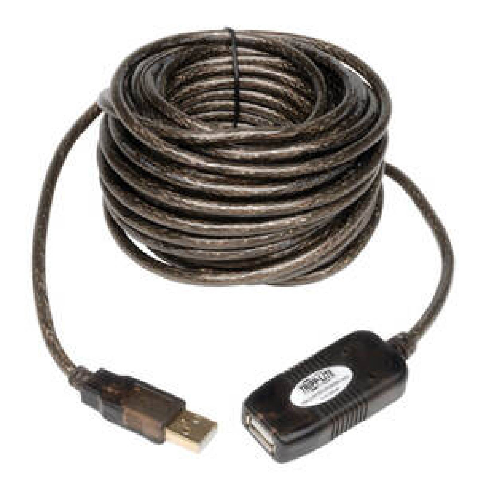 Tripplite Cable USB 2.0 de Alta Velocidad de Extensión Repetidor Activo A-A M/H de 10 m - 10 metros - 1 x USB Tipo A Mac