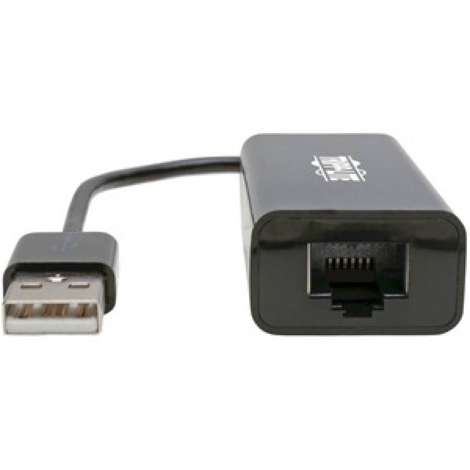 Tripplite Adaptador Tarjeta de Red NIC USB 2.0 de Alta Velocidad a RJ45 Ethernet 10/100 Mbps - 1 x Tipo A Macho USB - 1 