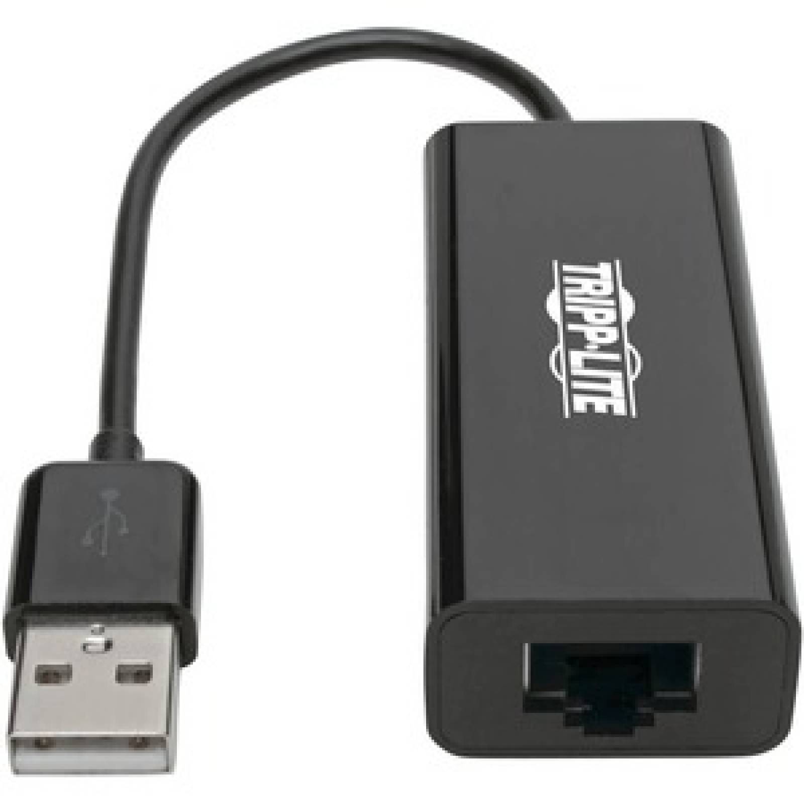Tripplite Adaptador Tarjeta de Red NIC USB 2.0 de Alta Velocidad a RJ45 Ethernet 10/100 Mbps - 1 x Tipo A Macho USB - 1 