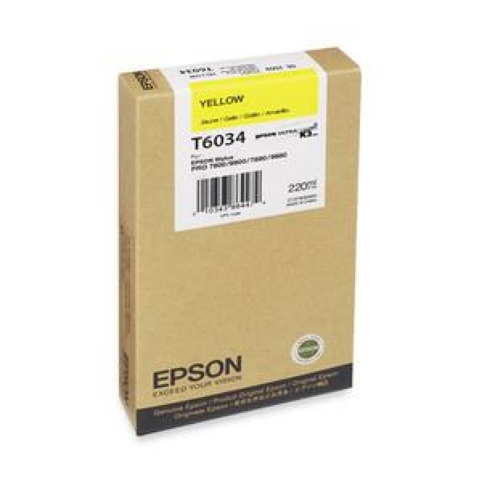 Epson TINTA AMARILLO STYLUS PRO 7800 220 ML

        