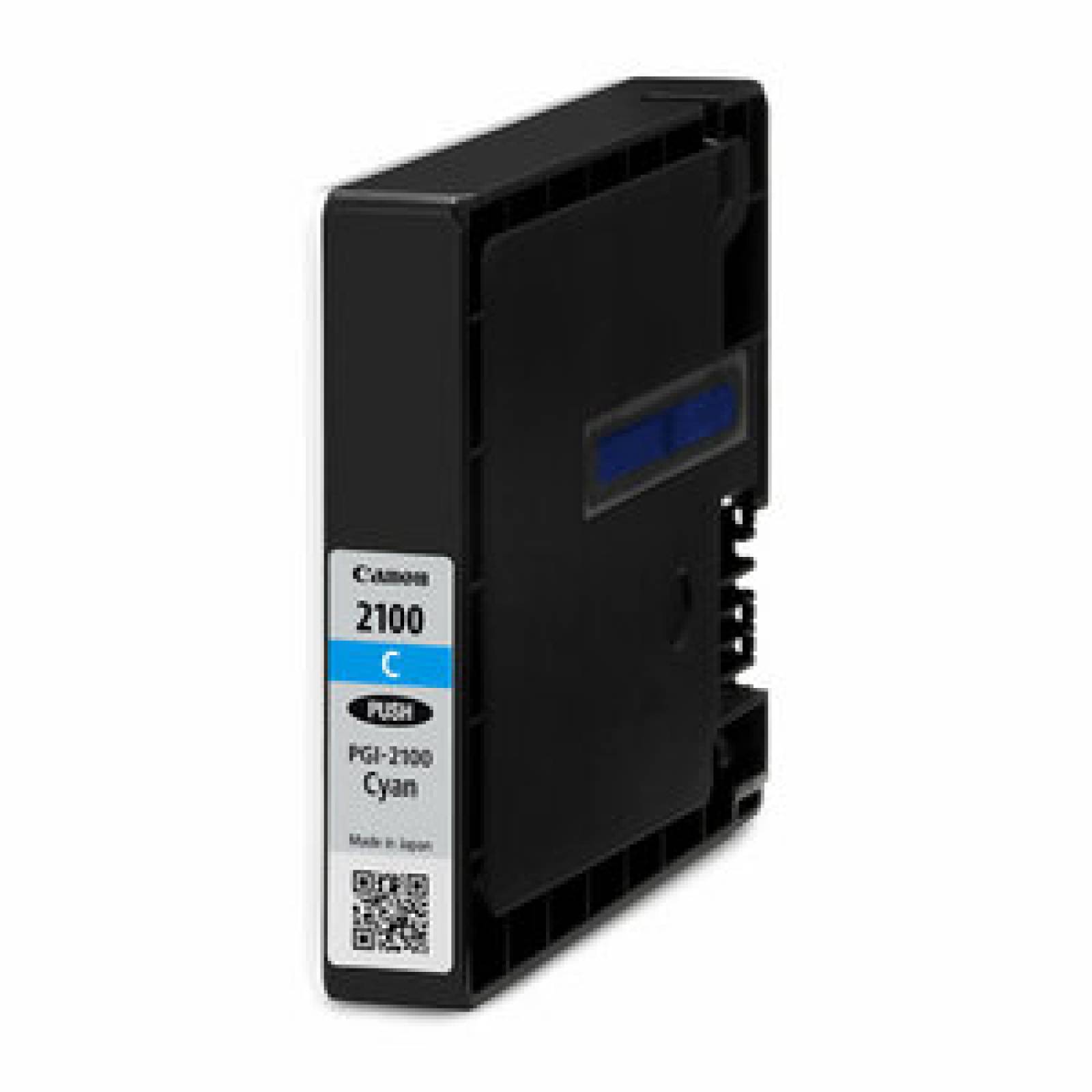 Canon CARTUCHO DE TINTA PGI-2100 C CYAN 96ML RENDIMIENTO DE 815 PÁGS MAXIFY MB5310 / IB4010

        