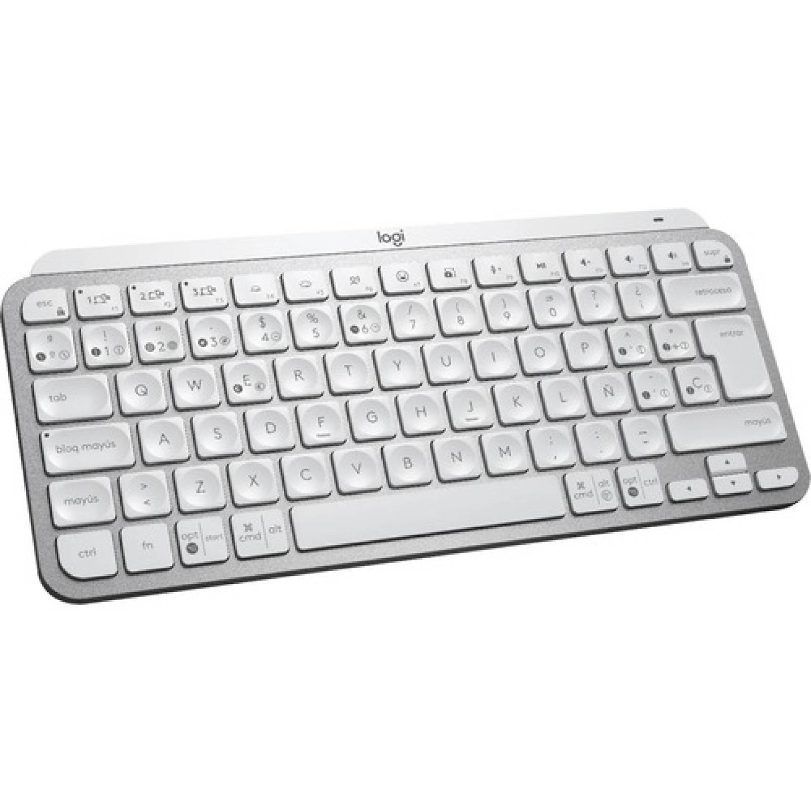 Logitech Teclado Logitech MX Keys Mini - Inalámbrico Conectividad - Español - Gris - MX Llave de contacto - Bluetooth/RF