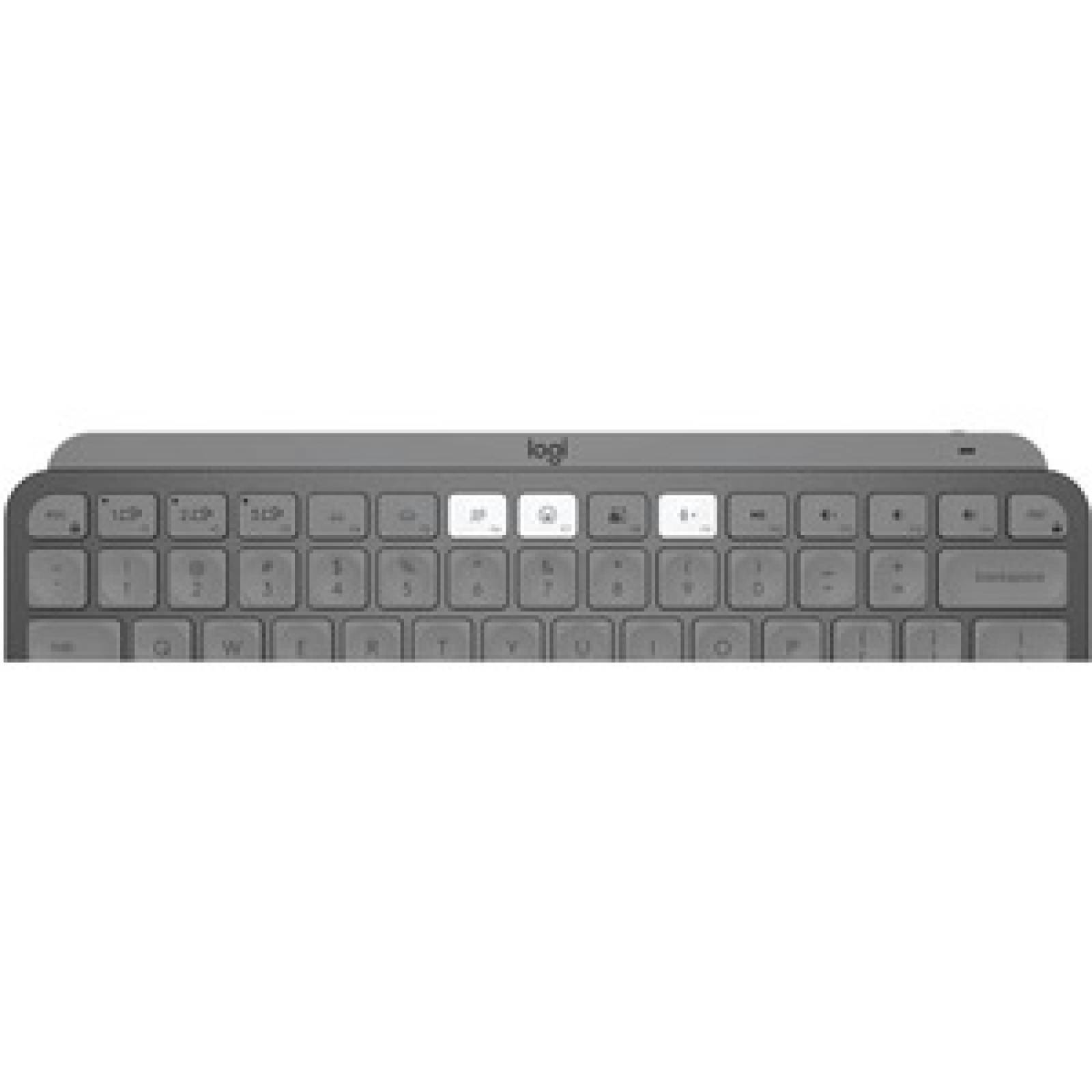 Logitech Teclado Logitech MX Keys Mini - Inalámbrico Conectividad - Español - Gris - MX Llave de contacto - Bluetooth/RF