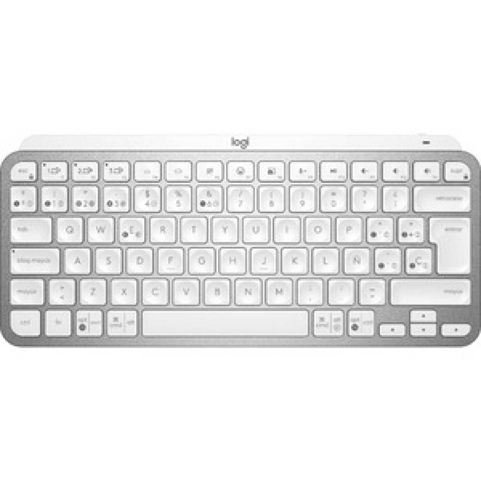 Logitech Teclado Logitech MX Keys Mini - Inalámbrico Conectividad - Español - Gris - MX Llave de contacto - Bluetooth/RF