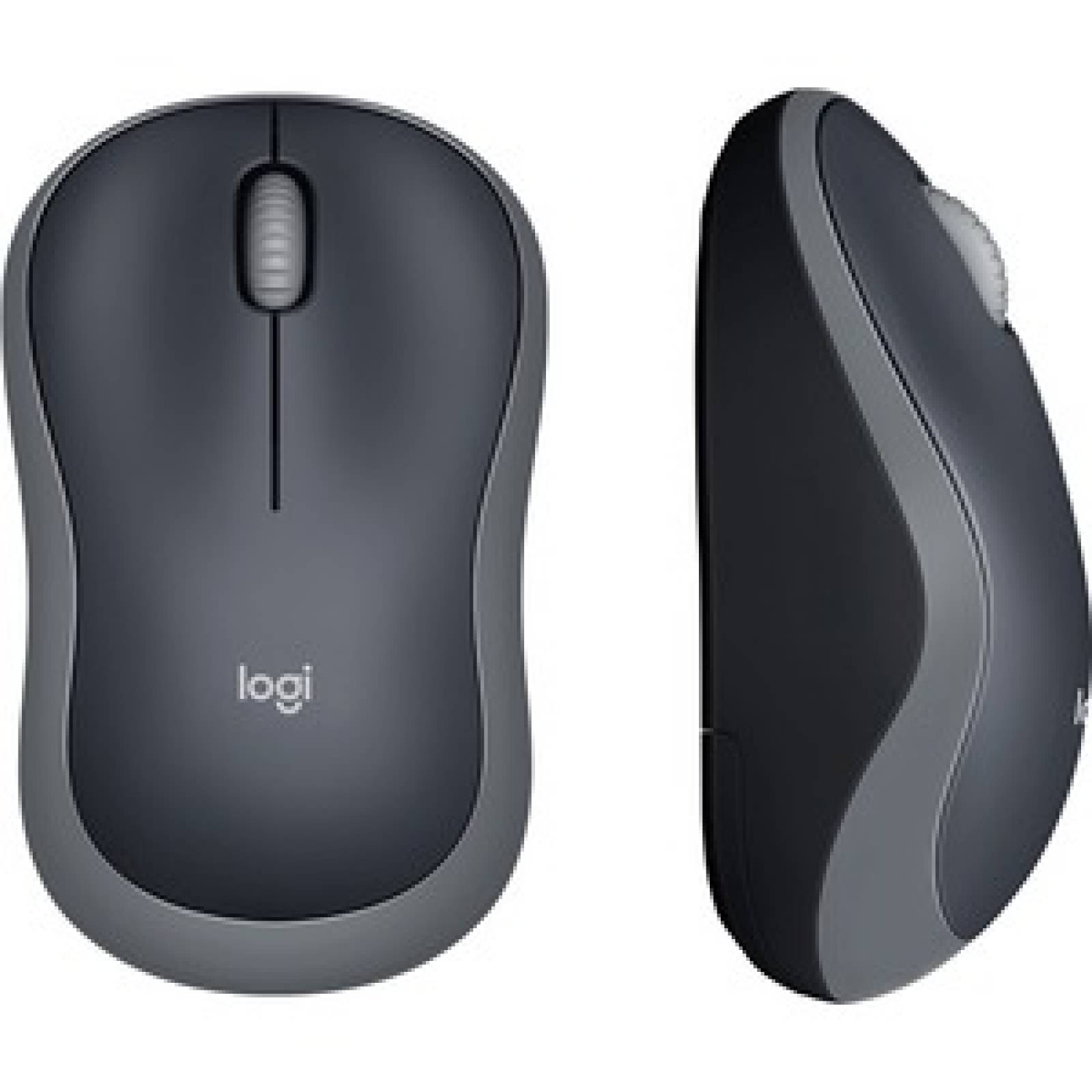 Logitech Mouse Logitech M185 - Radiofrecuencia - USB - Óptico - 3 Botón(es) - Gris - Inalámbrico - 1000 dpi - Rueda de d