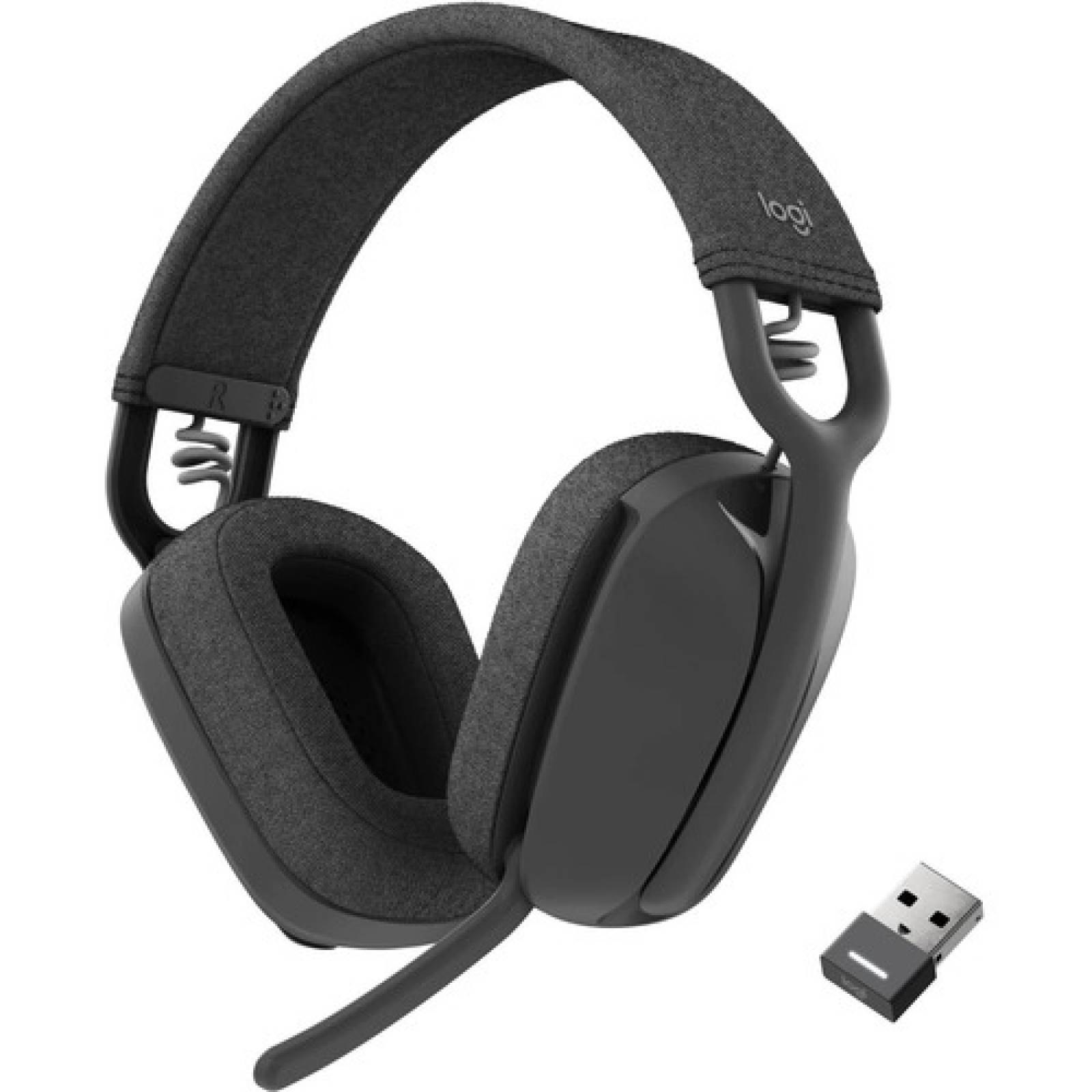 Logitech Auriculares Logitech Zone Vibe 125 Inalámbrico Sobre la oreja Estéreo - Grafito - Binaural - Cerrado - 3000cm -