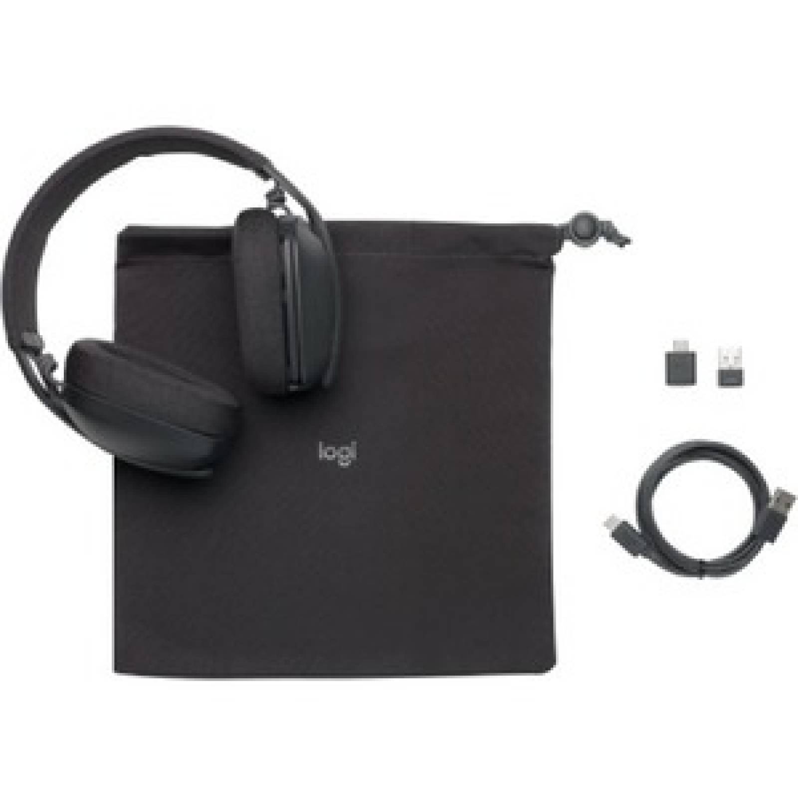 Logitech Auriculares Logitech Zone Vibe 125 Inalámbrico Sobre la oreja Estéreo - Grafito - Binaural - Cerrado - 3000cm -