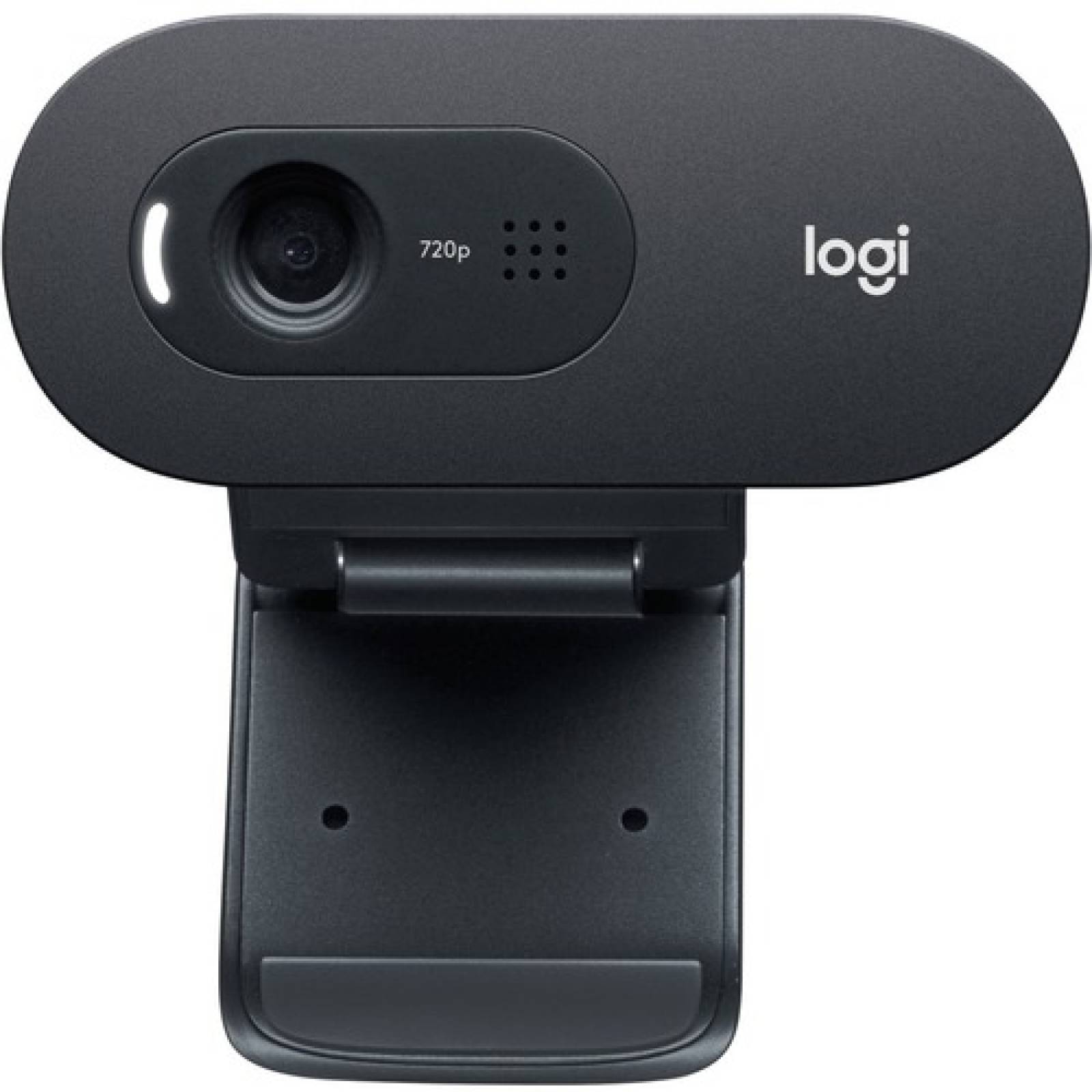 Logitech Cámara Web Logitech C505 - 1.2Megapíxel - 30fps - Negro - USB Tipo A - 1280 x 720 Vídeo - Foco Estático - Panta