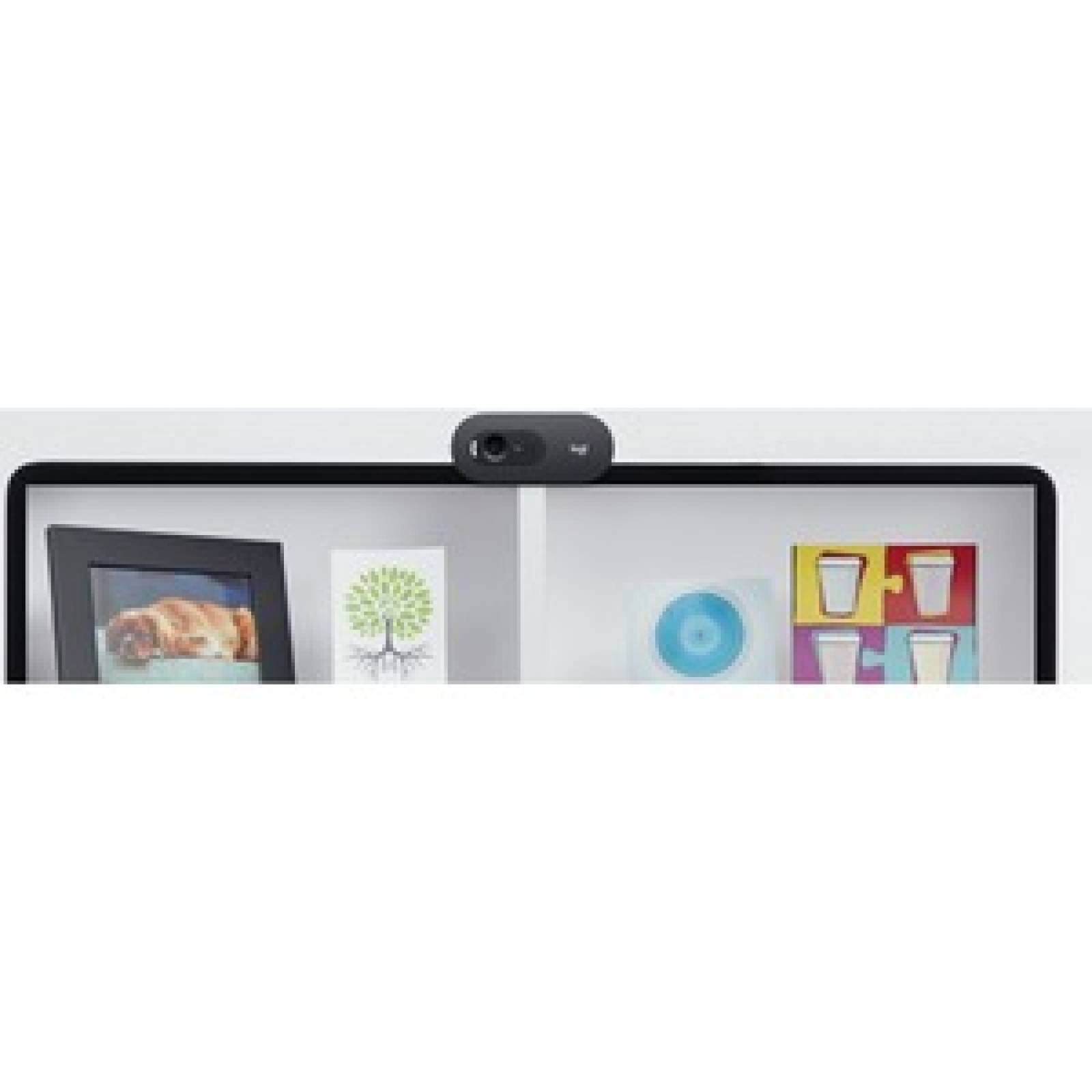 Logitech Cámara Web Logitech C505 - 1.2Megapíxel - 30fps - Negro - USB Tipo A - 1280 x 720 Vídeo - Foco Estático - Panta