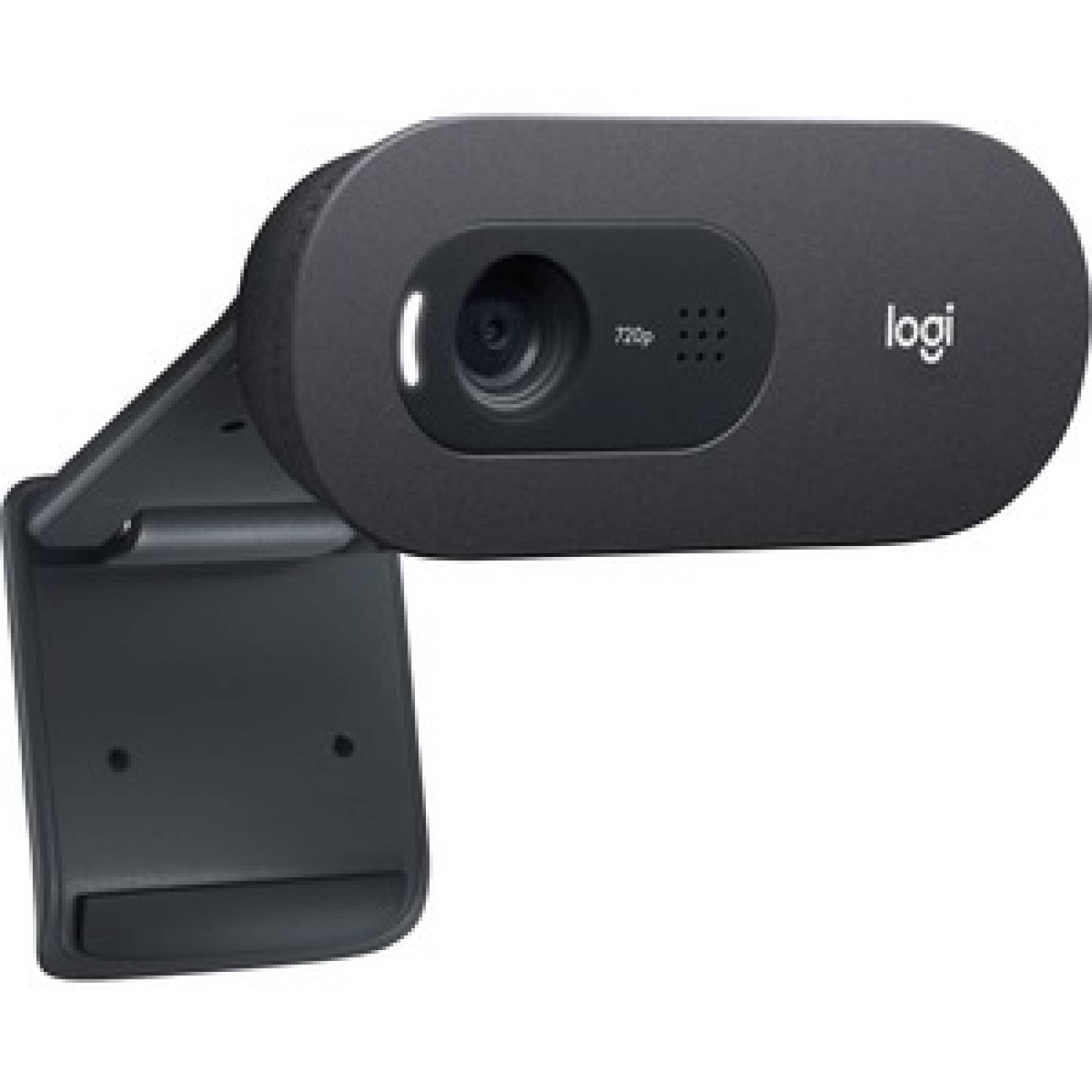 Logitech Cámara Web Logitech C505 - 1.2Megapíxel - 30fps - Negro - USB Tipo A - 1280 x 720 Vídeo - Foco Estático - Panta