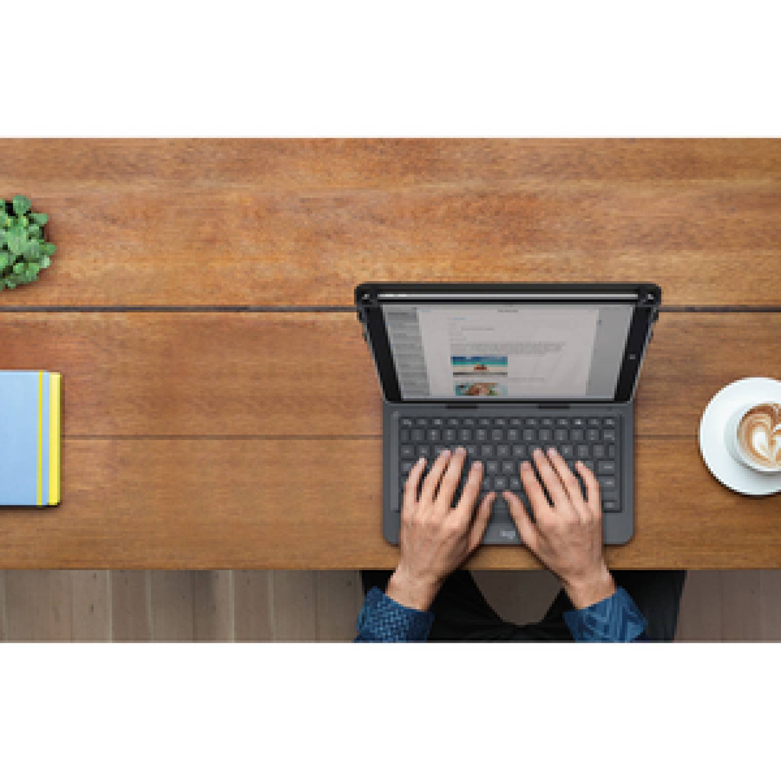 Logitech Estuche de teclado/cubierta Logitech Universal Folio (Folio) para 26.7cm (10.5") Apple iPad Air, iPad 2, iPad A