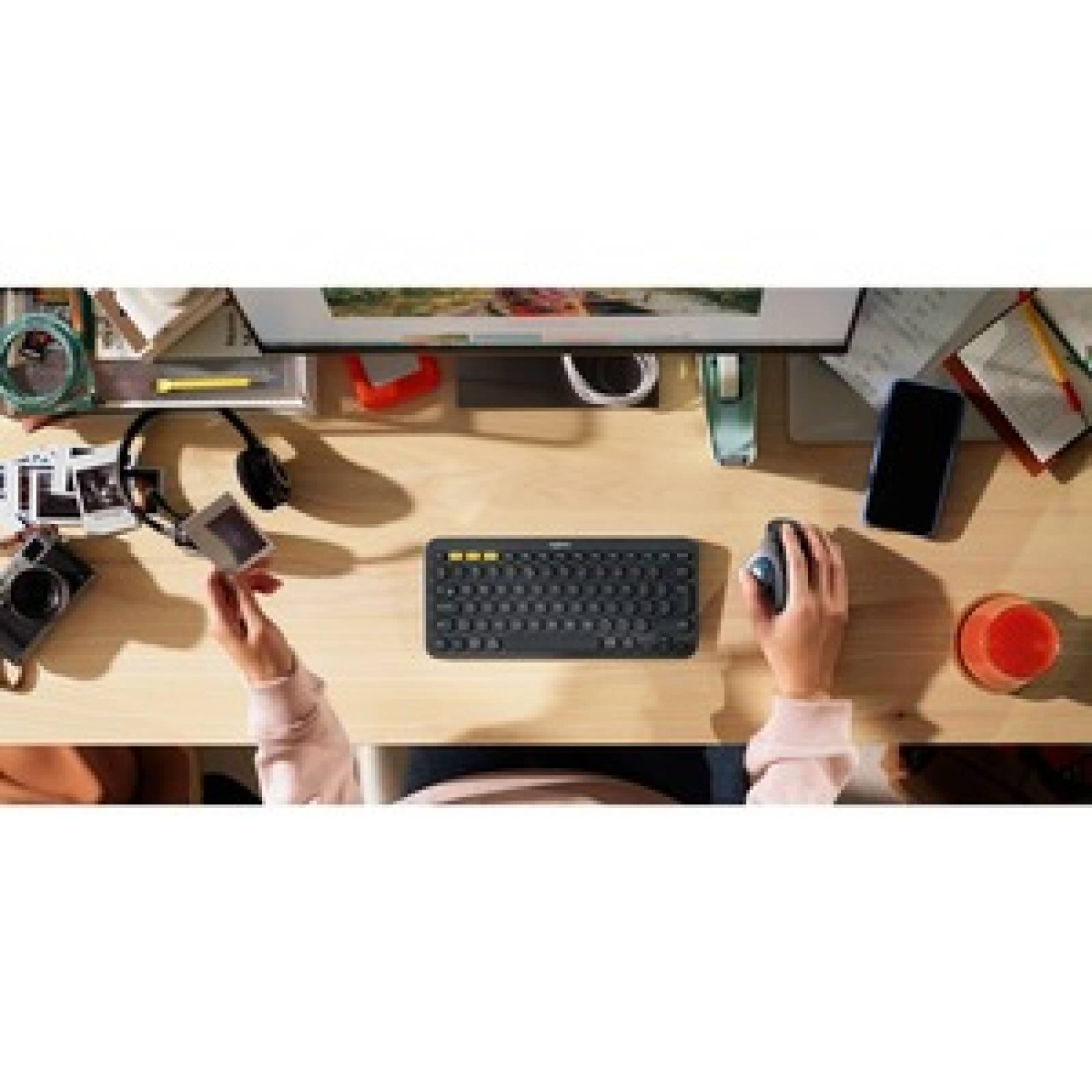 Logitech Desplazamiento mediante bola (Trackball) Logitech ERGO M575 - Bluetooth - USB - Óptico - 5 Botón(es) - Negro - 