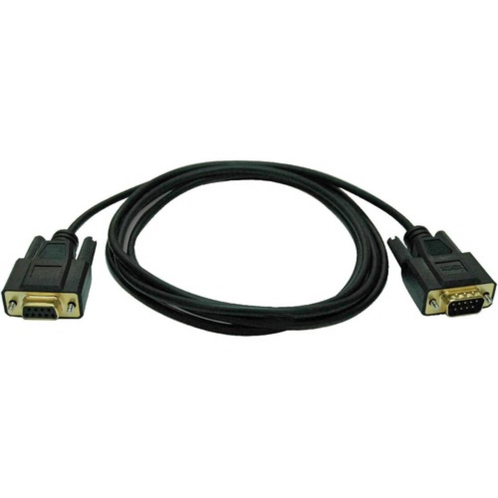 Tripplite Cable Serial de Módem Nulo con Puerto Serial DB9 a DB9 M/H 1.83 m [6 pies] - 1 x DB-9 Macho - 1 x DB-9 Hembra
