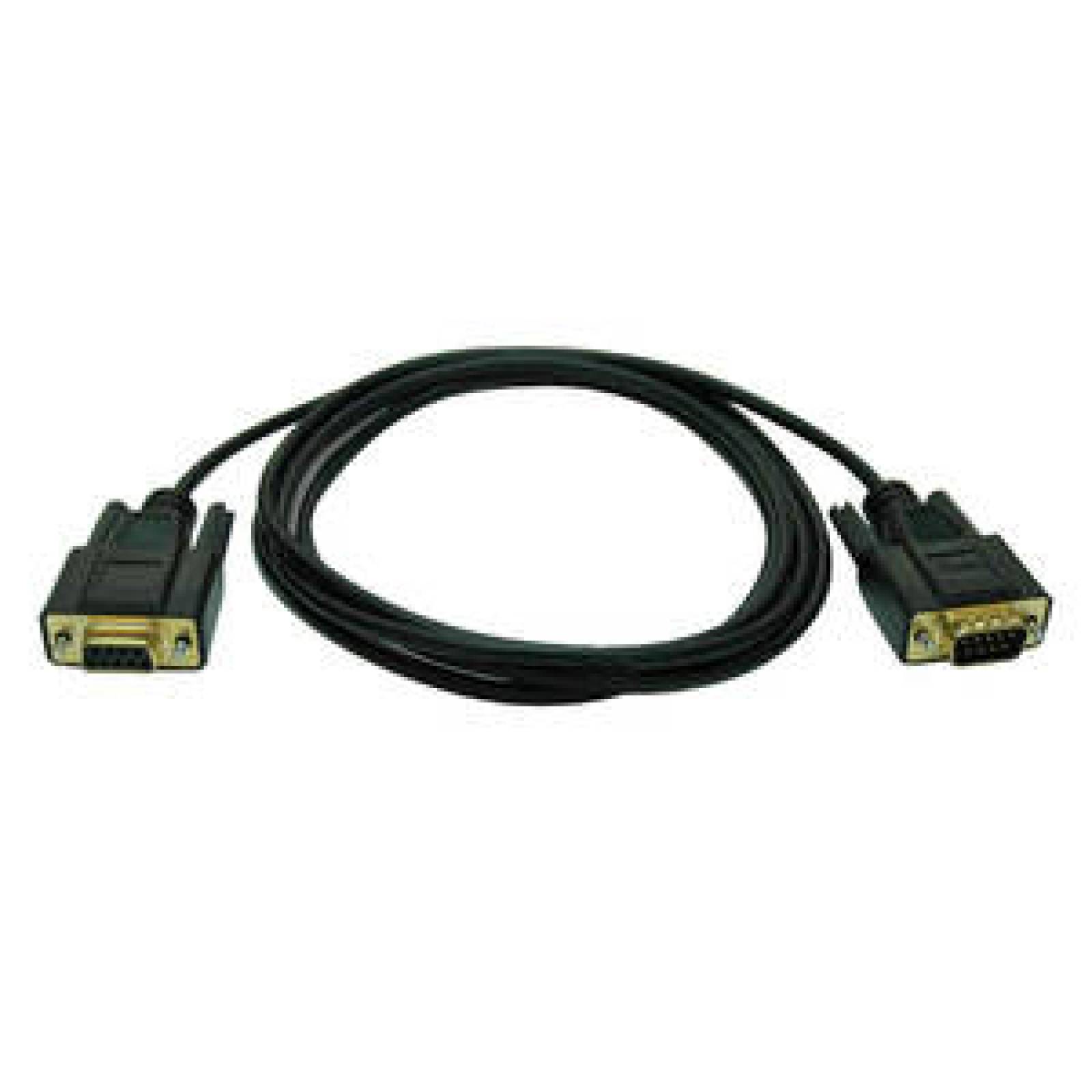 Tripplite Cable Serial de Módem Nulo con Puerto Serial DB9 a DB9 M/H 1.83 m [6 pies] - 1 x DB-9 Macho - 1 x DB-9 Hembra
