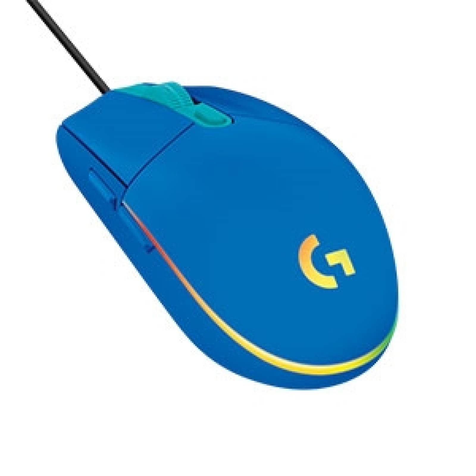 Logitech MOUSE G203 LIGHTSYNC GAMING COLOR AZUL

        