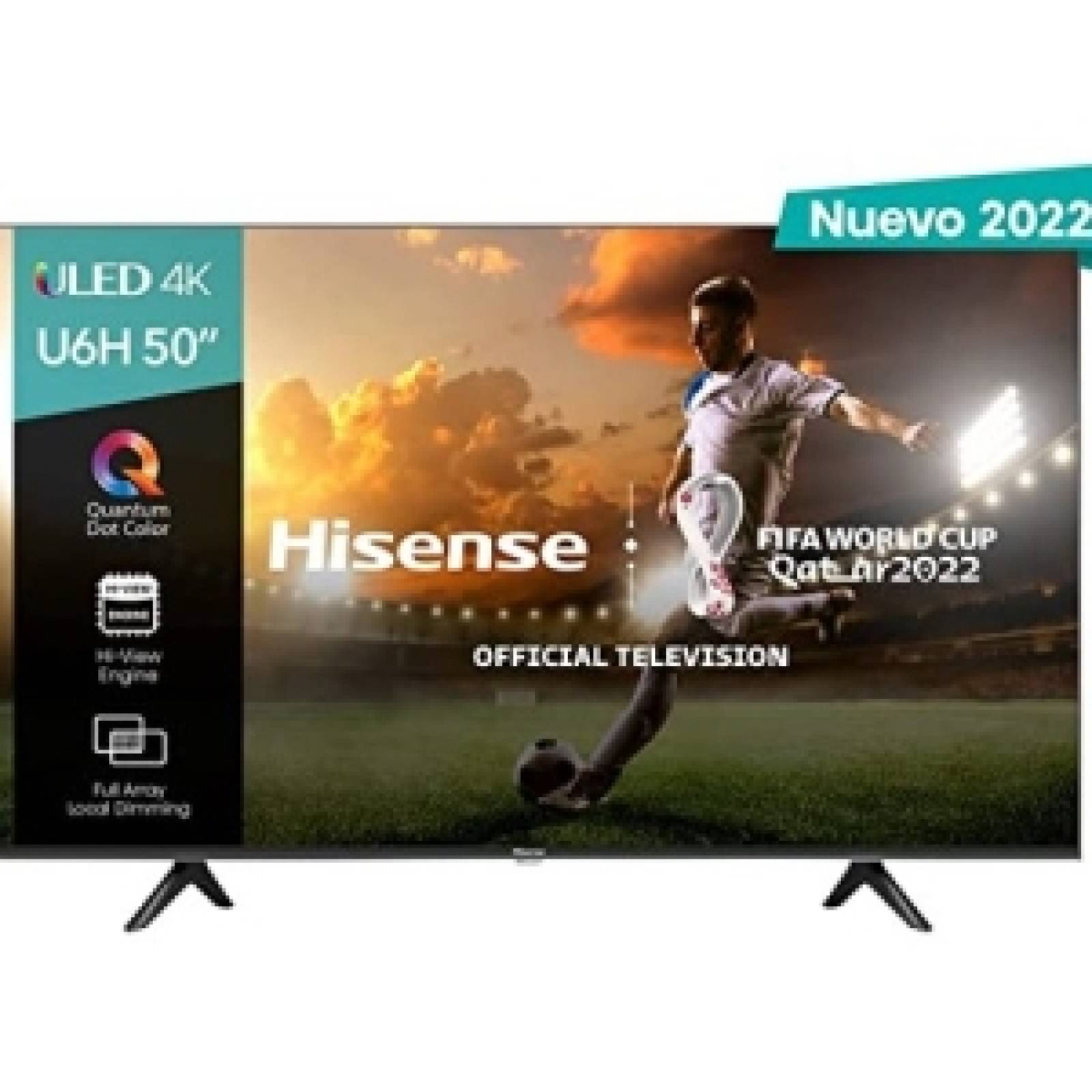 Hisense TV ULED 50 HISENSE SMART 4K UHD GOOGLE TV 4HDMI 2USB BLUETOOTH

        