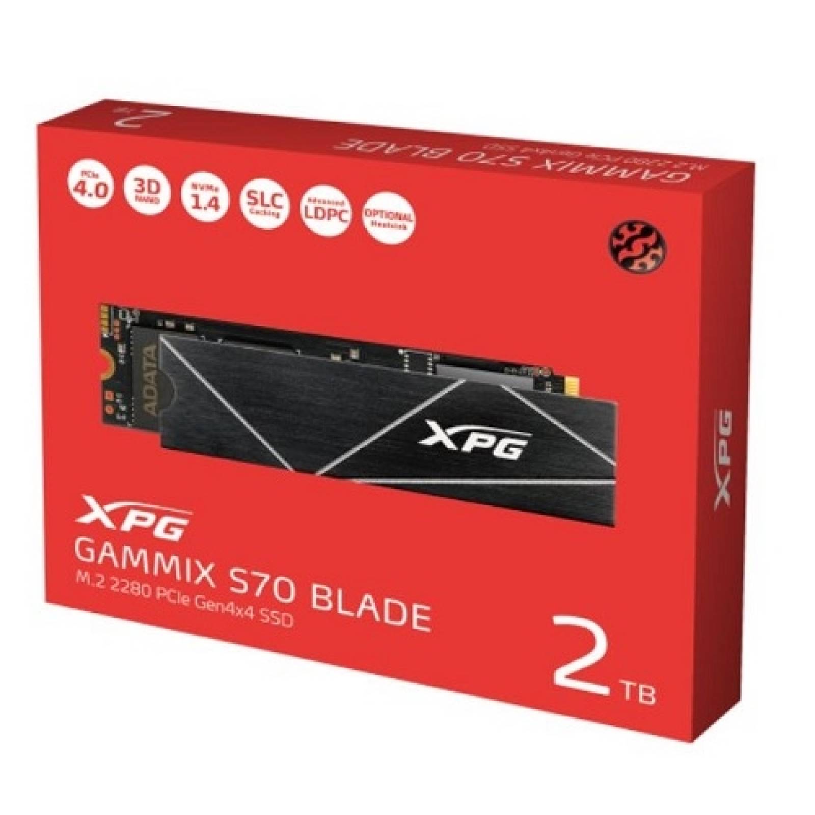 Adata SSD XPG GAMMIX S70 BLADE 2TB M.2 2280 PCIE 4.0 GEN4X4

        