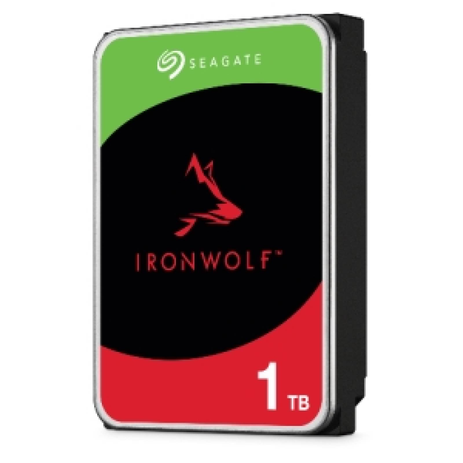 Seagate Disco Duro Interno 1TB 3.5" SATA 6Gb/s 5900RPM 64MB, para NAS de 1-8 bahías, Hot Plug 24x7, 3 años de garantía, 