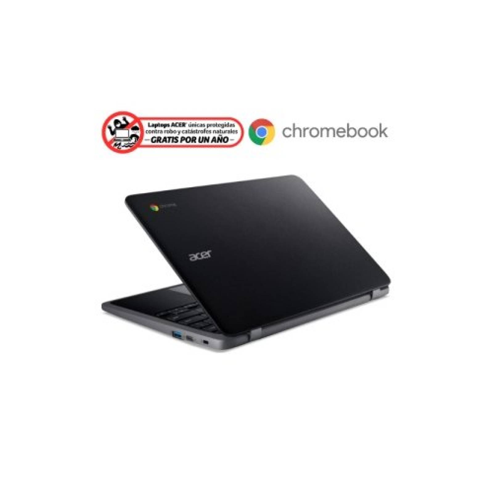 ACER CHROMEBOOK 311 C733-C2DS; PANTALLA 11.6"HD (1366x768); CELERON N4020; MEMORIA RAM 4GB; ALMACENAMIENTO 32GB EMMC; CH