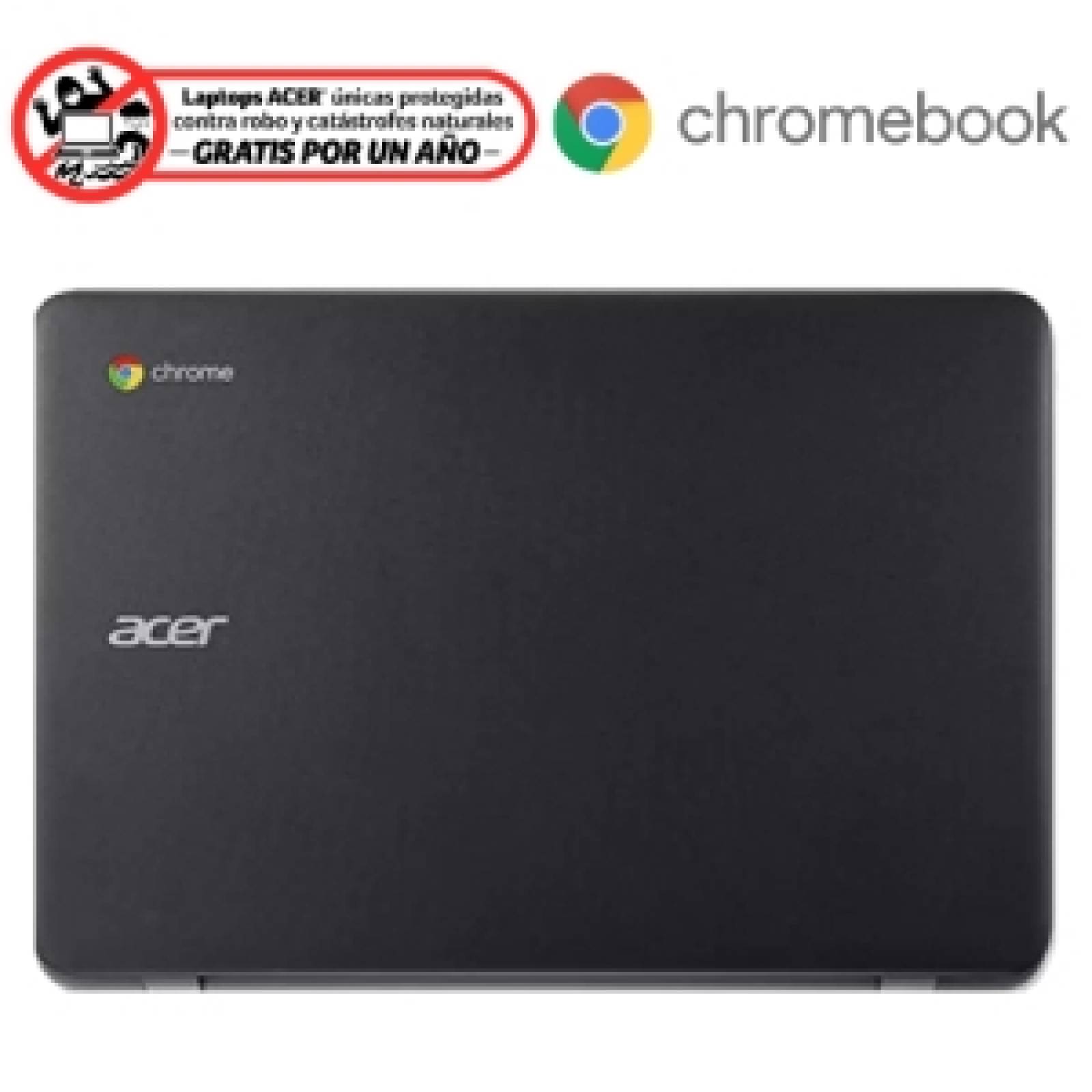 ACER CHROMEBOOK 311 C733-C2DS; PANTALLA 11.6"HD (1366x768); CELERON N4020; MEMORIA RAM 4GB; ALMACENAMIENTO 32GB EMMC; CH