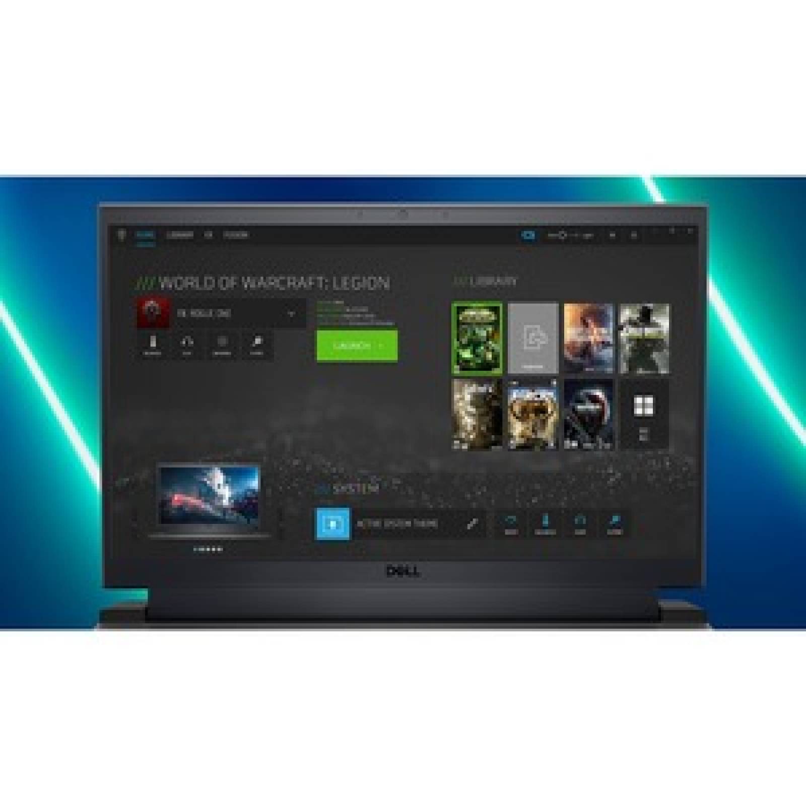 Dell Laptop para videojuegos - Dell G15 5520 39.6cm (15.6") - Full HD - 1920 x 1080 - Intel Core i7 12a Gen i7-12700H 14