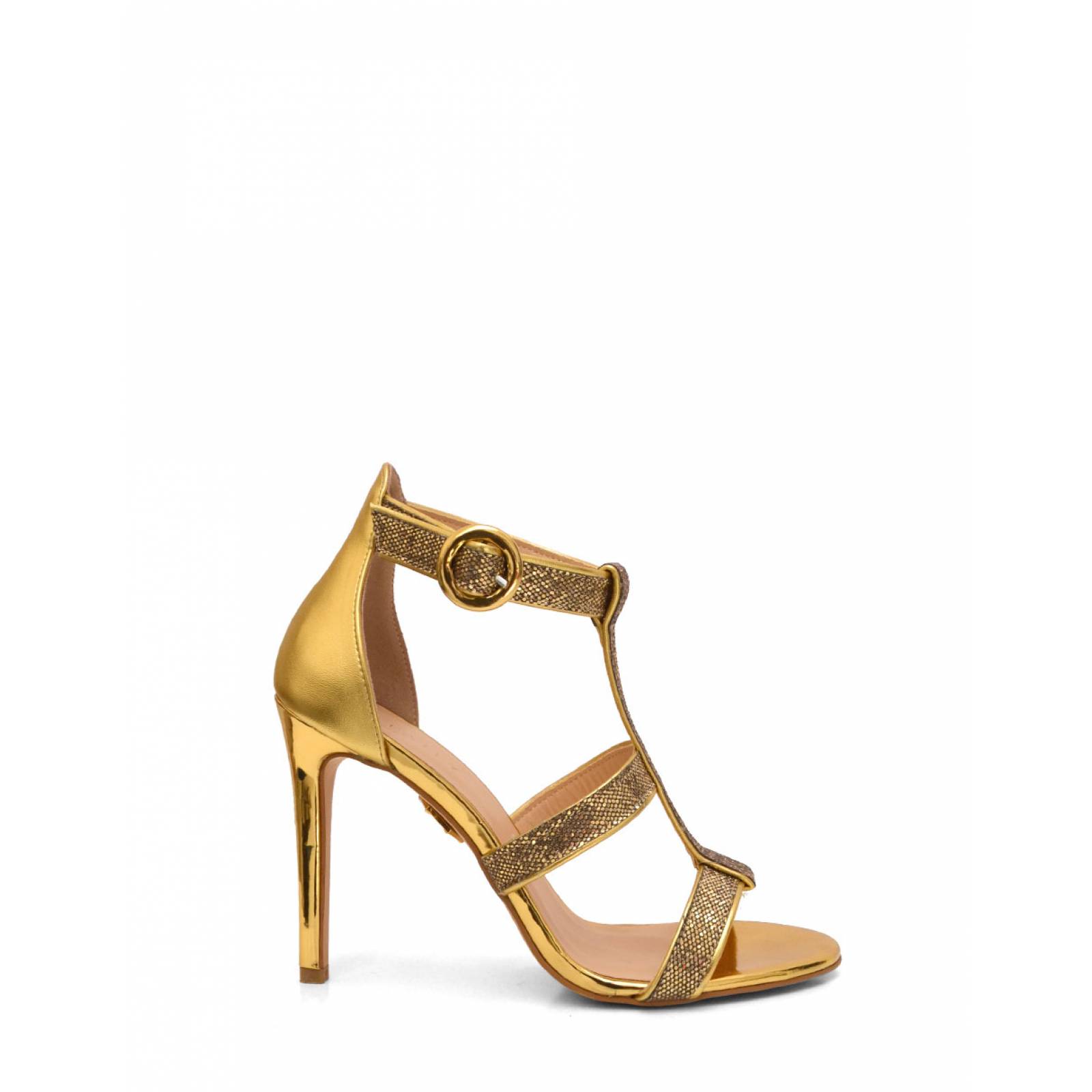 Sandalias Doradas Fiesta Elegante con Plantillas Extra Confortables PATEY