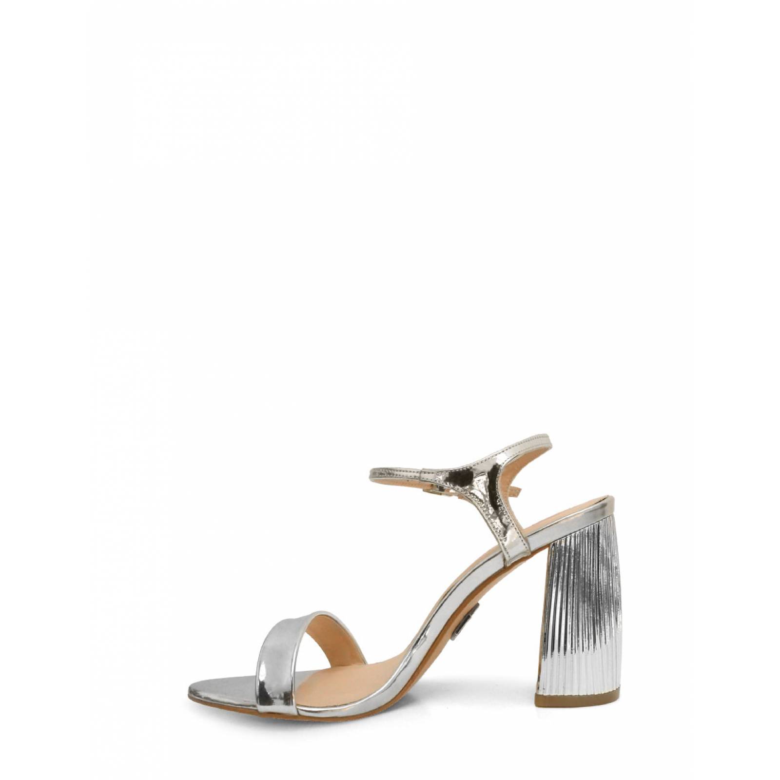 Sandalias Plateadas Fiesta Elegante con Plantillas Extra Confortables PATEY